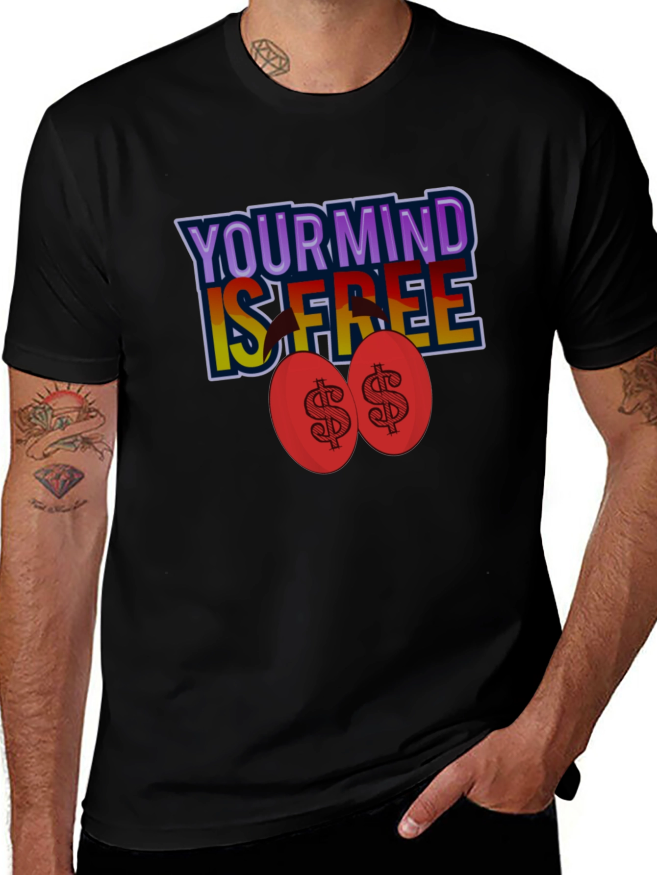 Variant 22 of Your Mind Is Free T-Shirt
