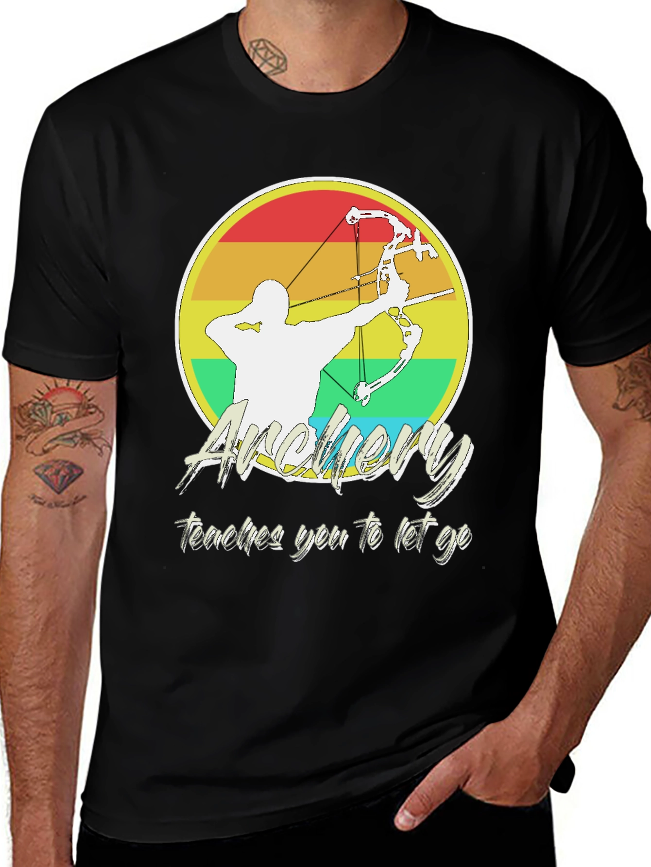 Variant 10 of Archery Let Go T-Shirt - Archery Graphic Tee