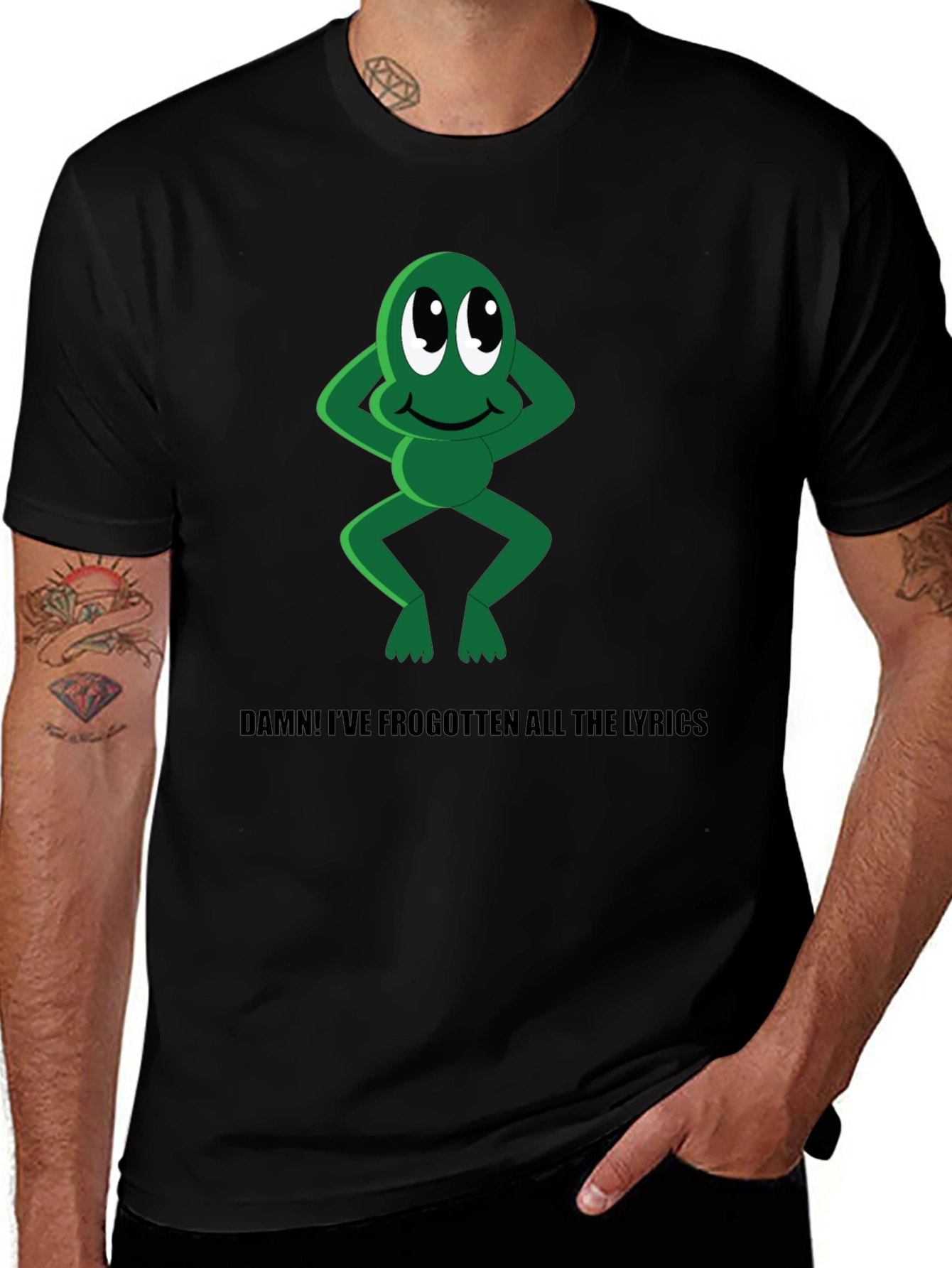 Variant 12 of Funny Frog T-Shirt - Forgotten Lyrics Tee