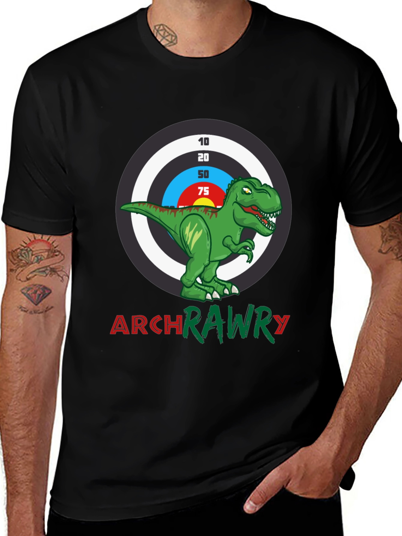 Arch Rawry T-Rex Archery T-Shirt