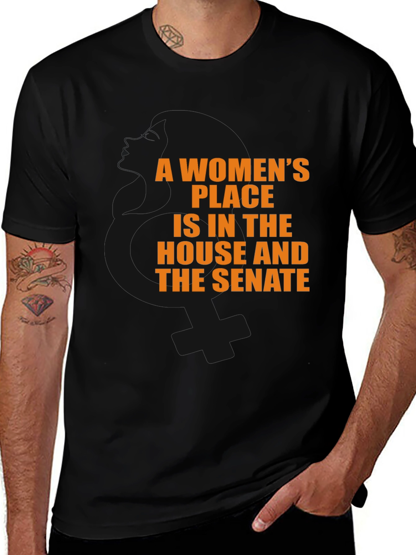 Variant 14 of A Woman's Place is in the House and Senate T-Shirt