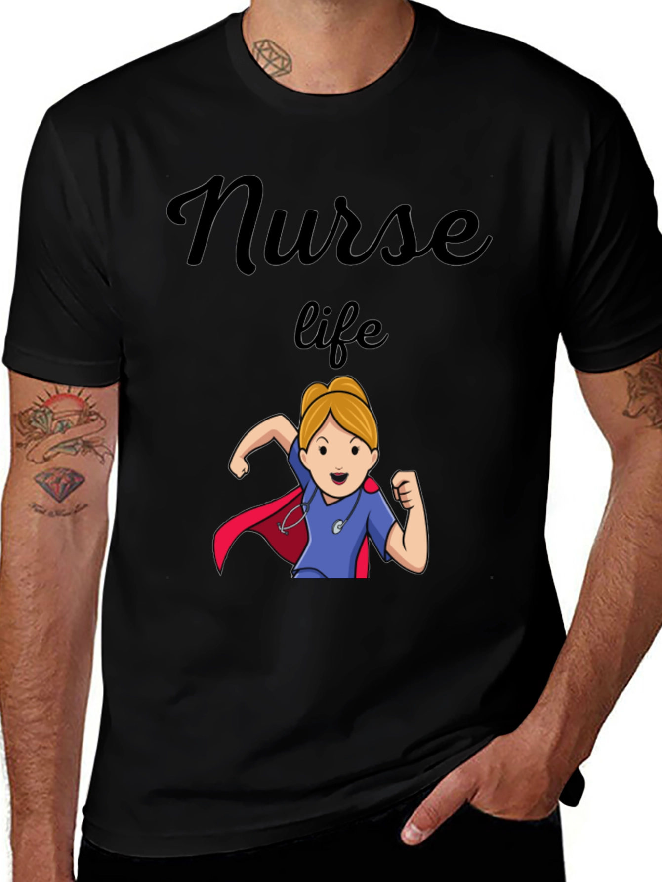 Variant 7 of Nurse Life Graphic Tee