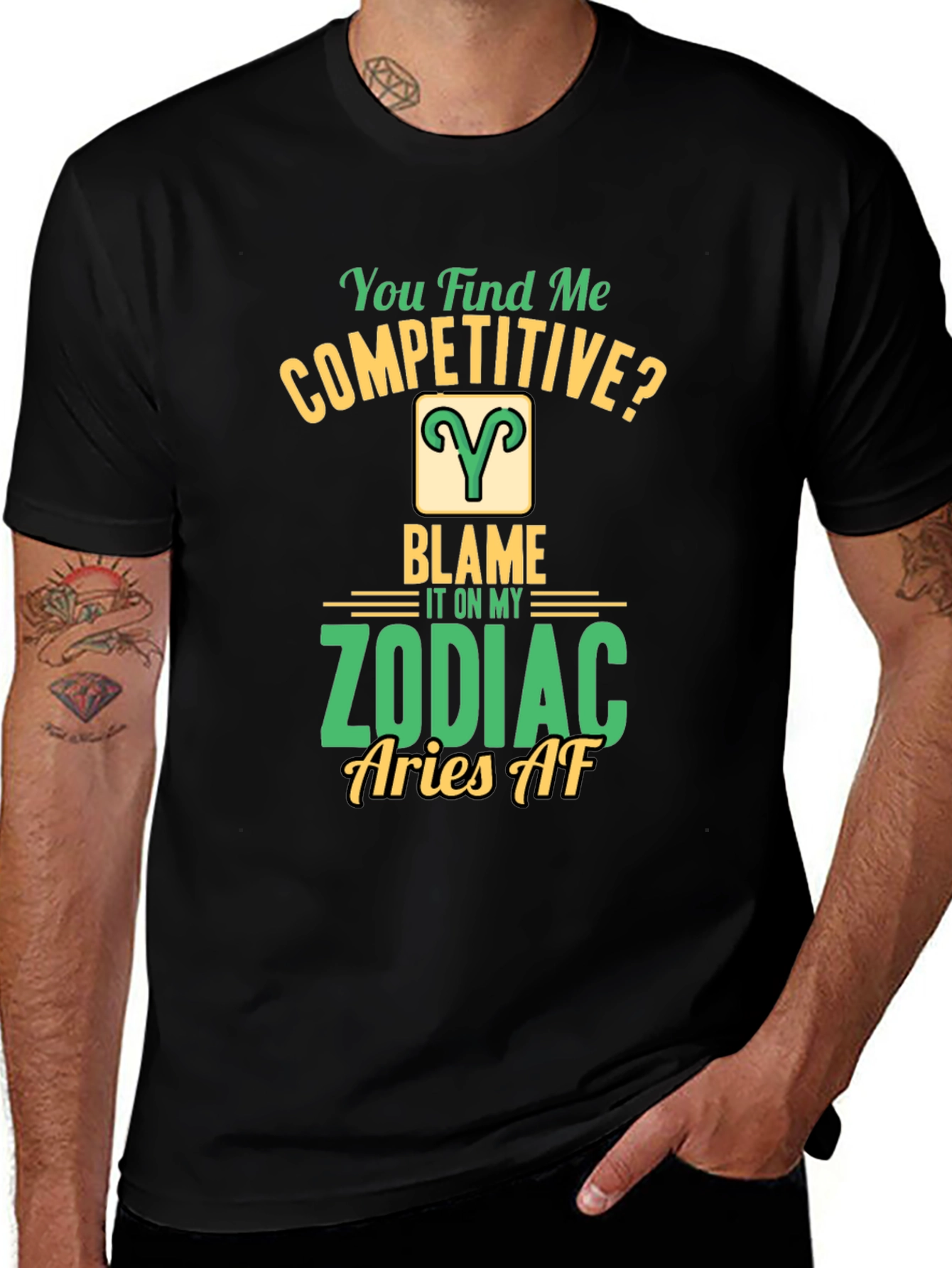 Aries Zodiac T-Shirt: You Find Me Competitive?