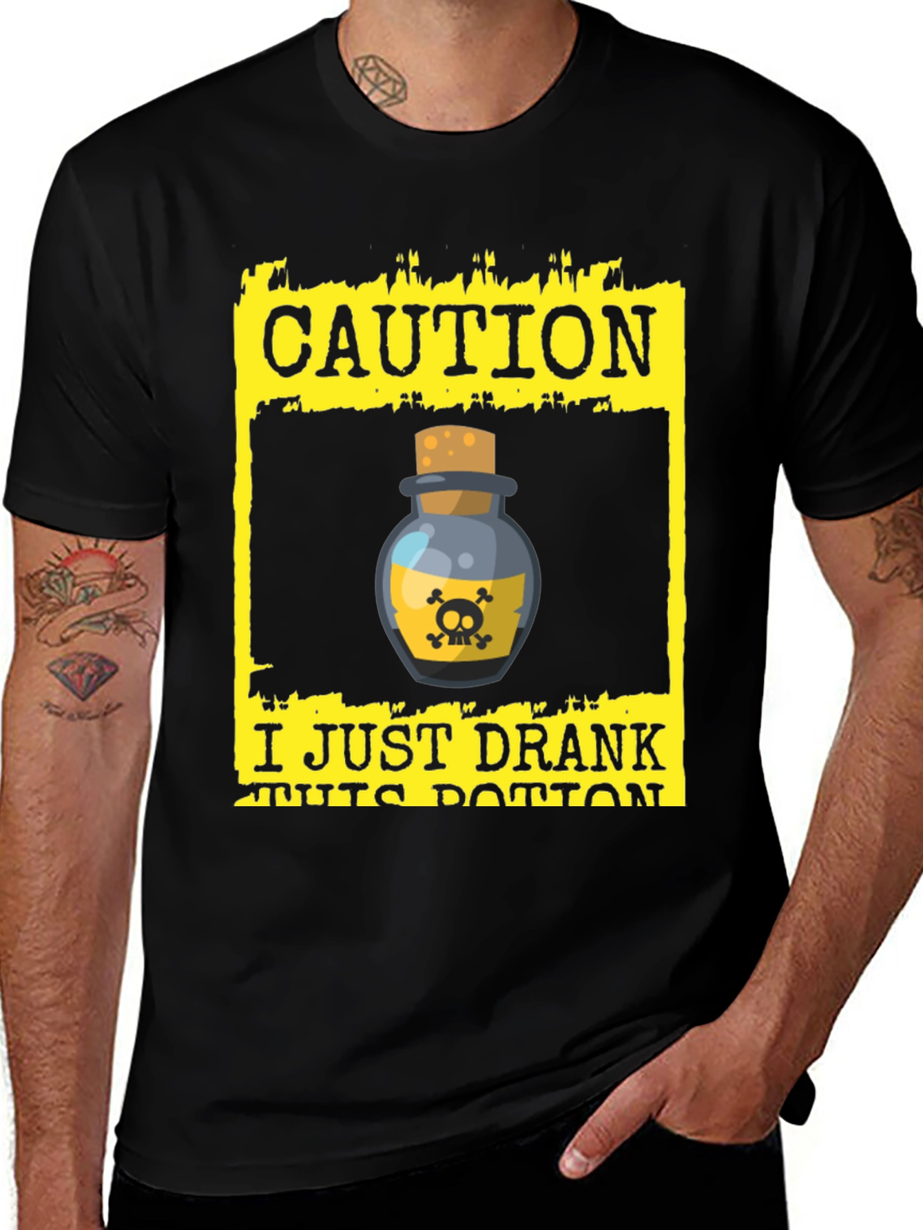Caution Potion T-Shirt - Funny Graphic Tee