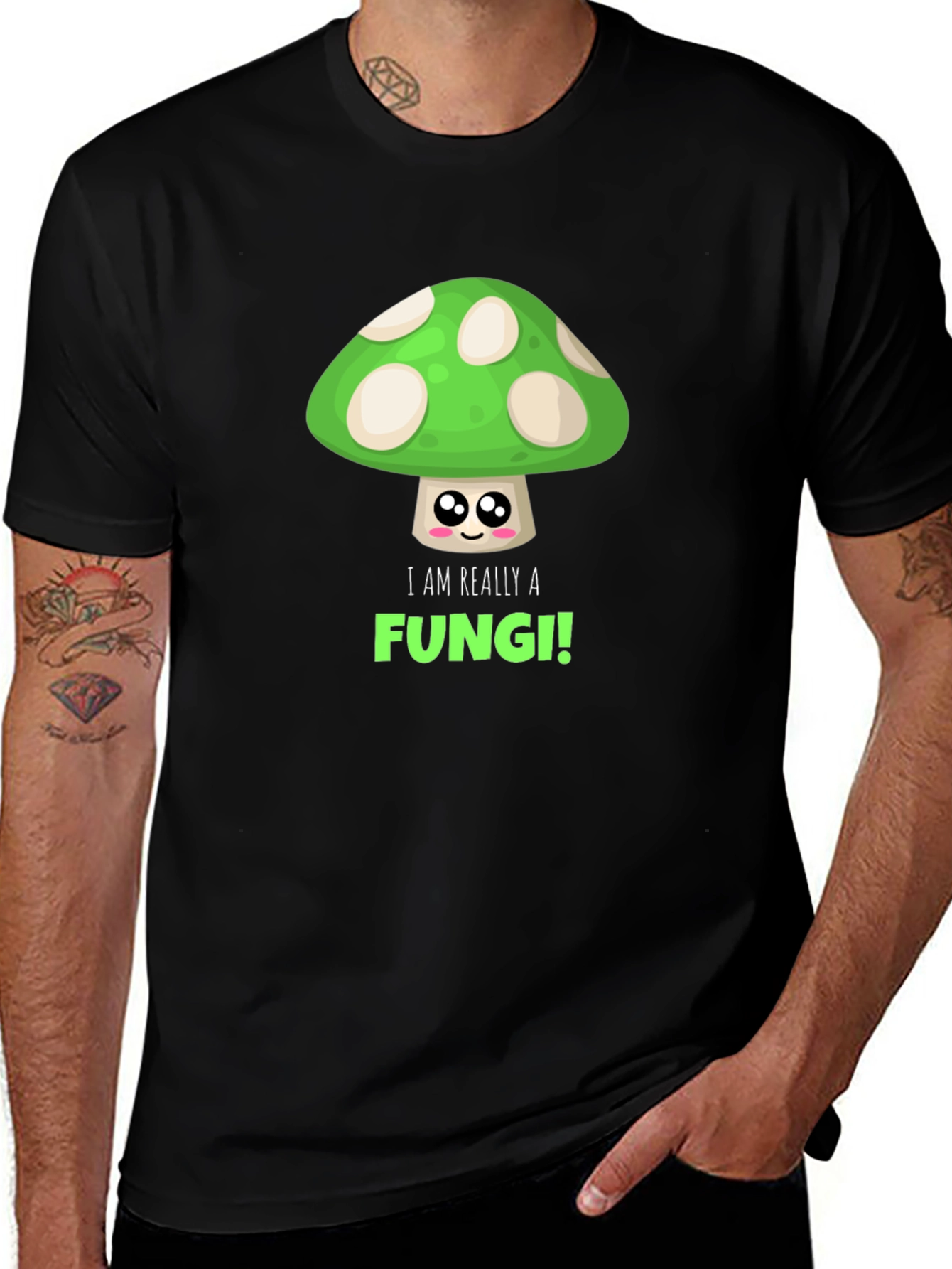 Variant 20 of Funny Fungi T-Shirt -  Cute Mushroom Design
