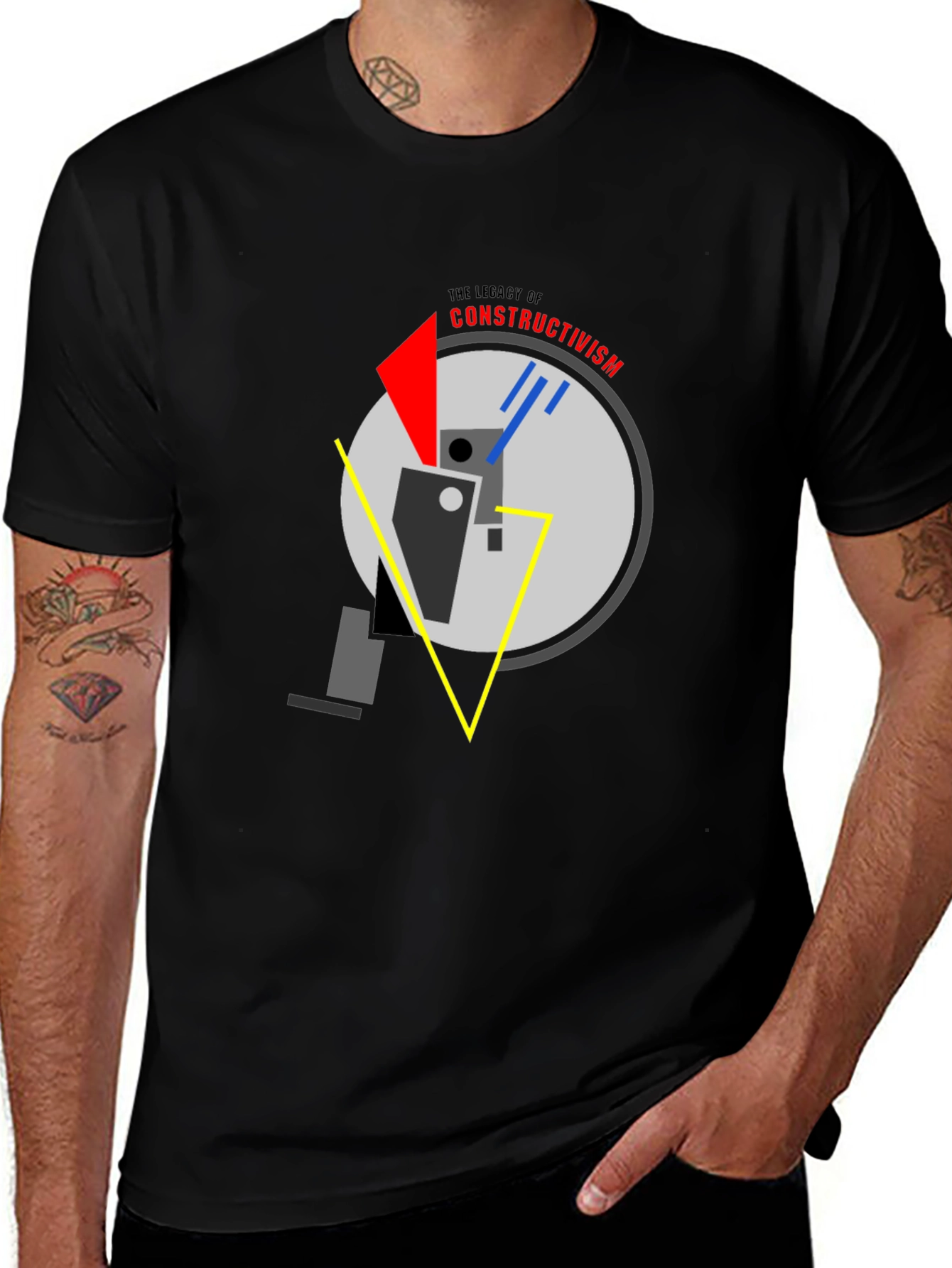 Variant 21 of Constructivism Legacy Graphic Tee - Modern Art Shirt