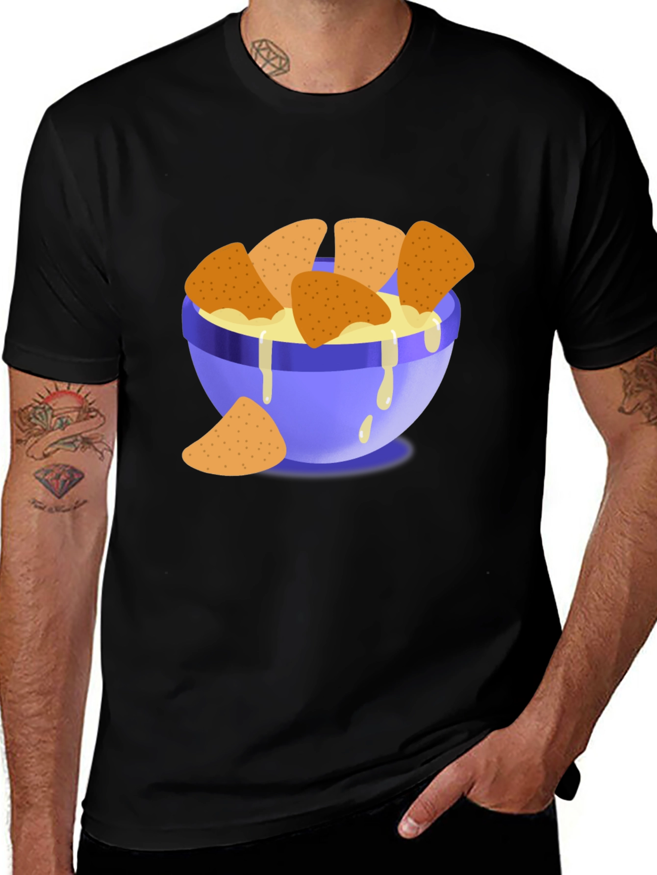 Nachos and Cheese Graphic T-Shirt