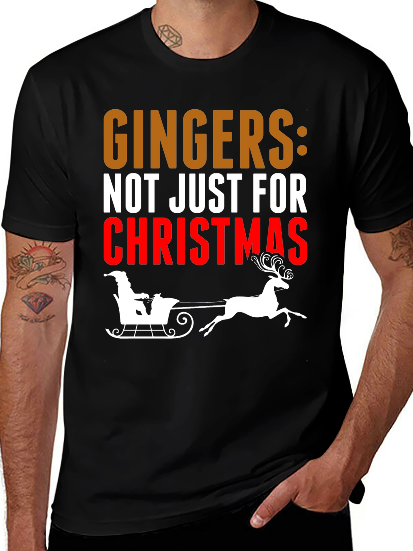 Variant 24 of Ginger Christmas T-Shirt - Not Just for Christmas!