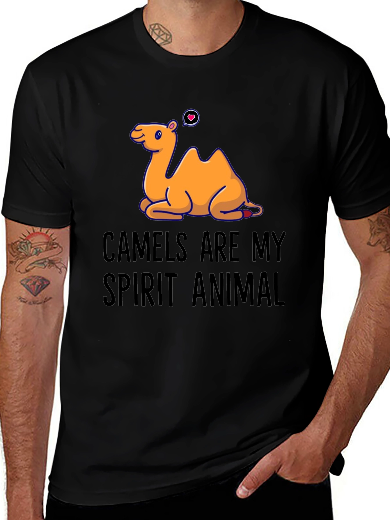 Variant 18 of Camels Are My Spirit Animal Graphic T-Shirt