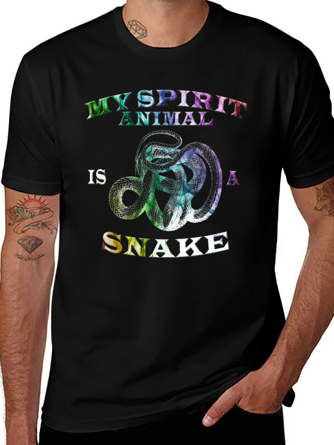 Variant 8 of My Spirit Animal Snake Graphic T-Shirt