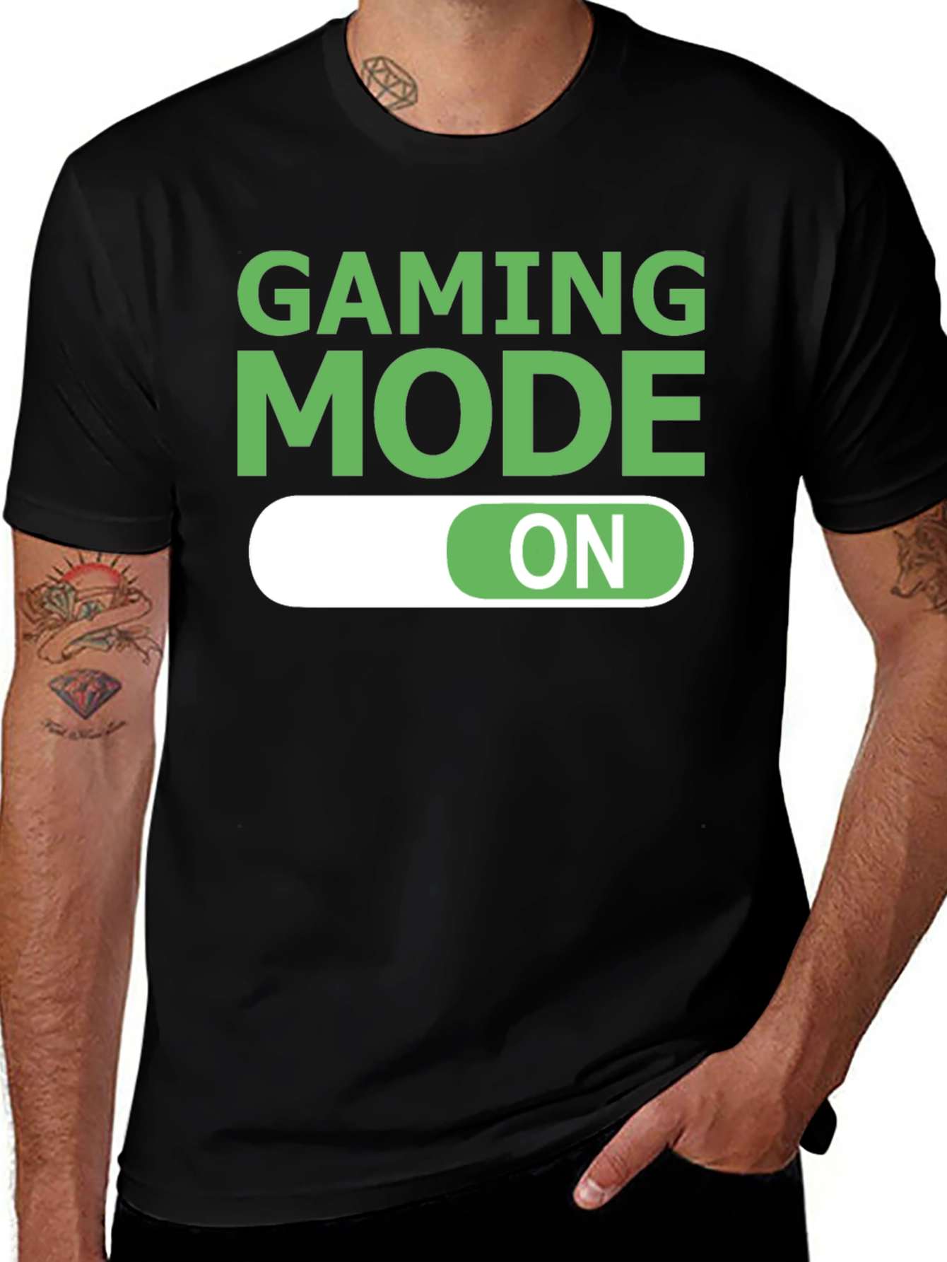 Variant 25 of Gaming Mode On Graphic Tee - Gamer T-Shirt