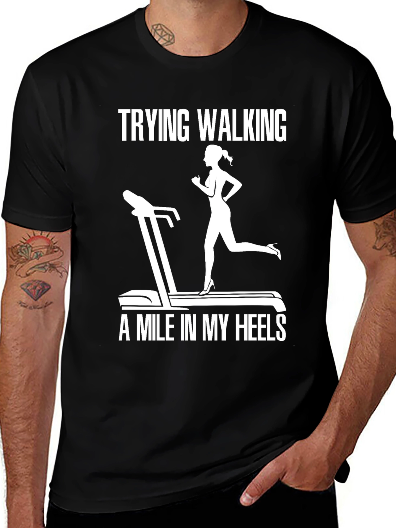 Variant 6 of Walking a Mile in My Heels T-Shirt