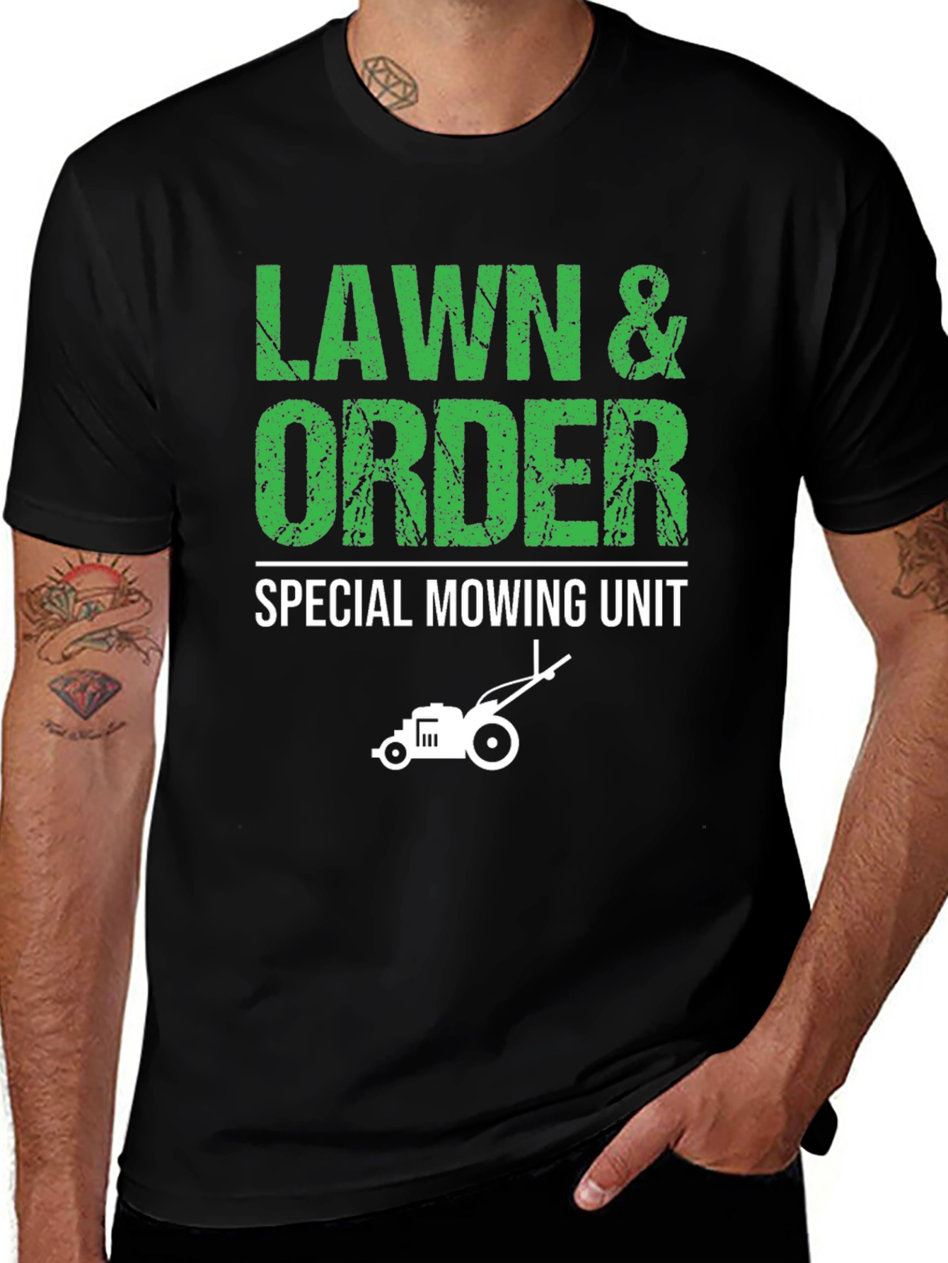 Variant 26 of Lawn & Order Funny Mowing T-Shirt