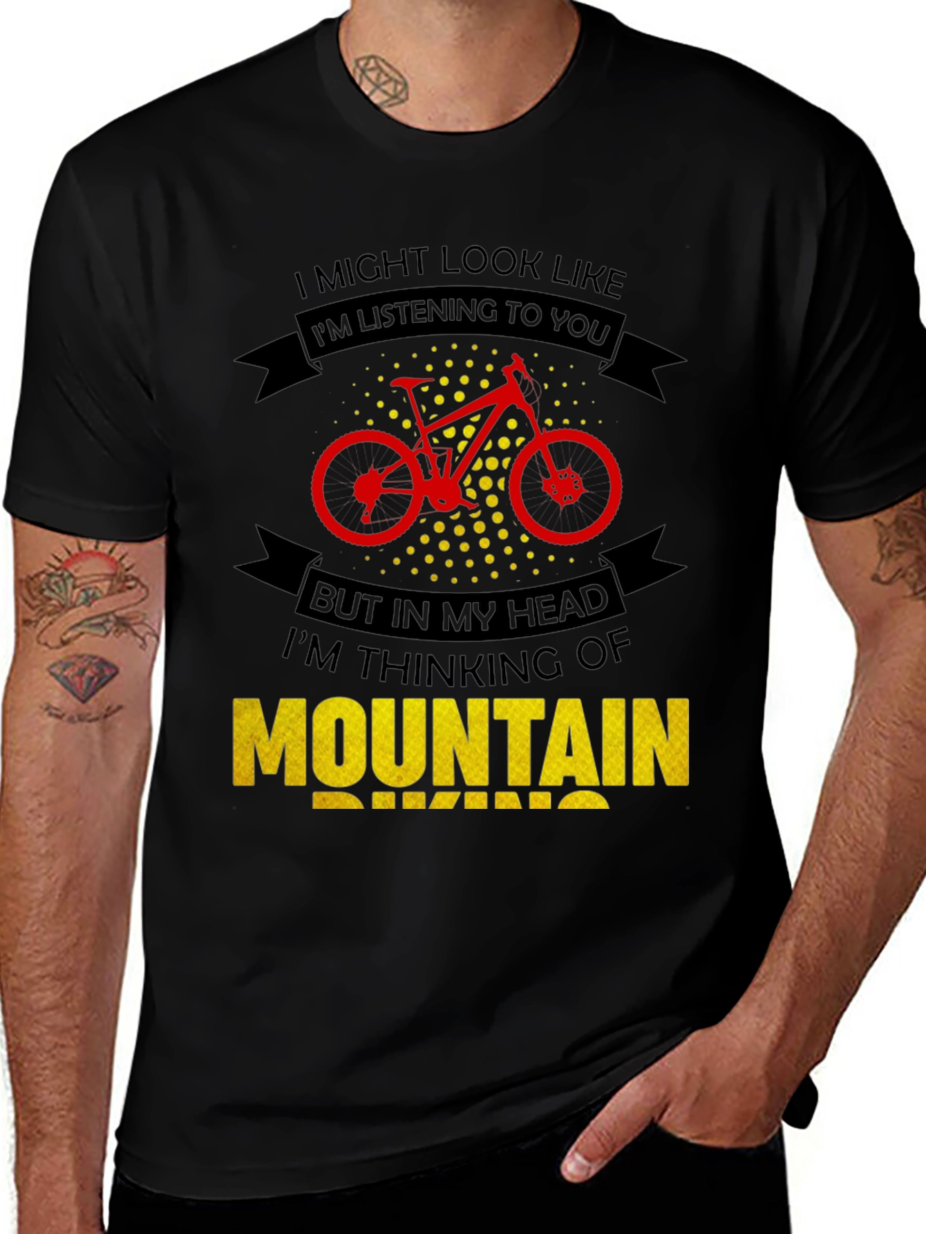 Variant 12 of Mountain Biking T-Shirt - Funny Biker Tee