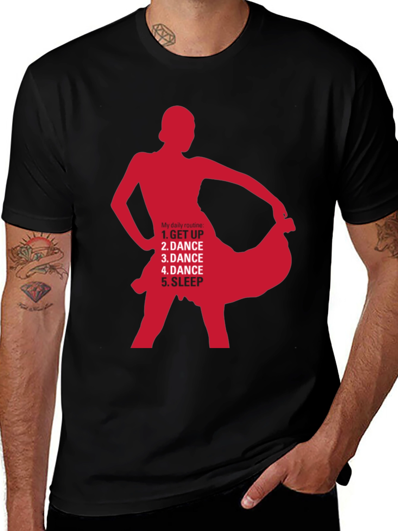 Variant 27 of Dance Lover's Daily Routine T-Shirt