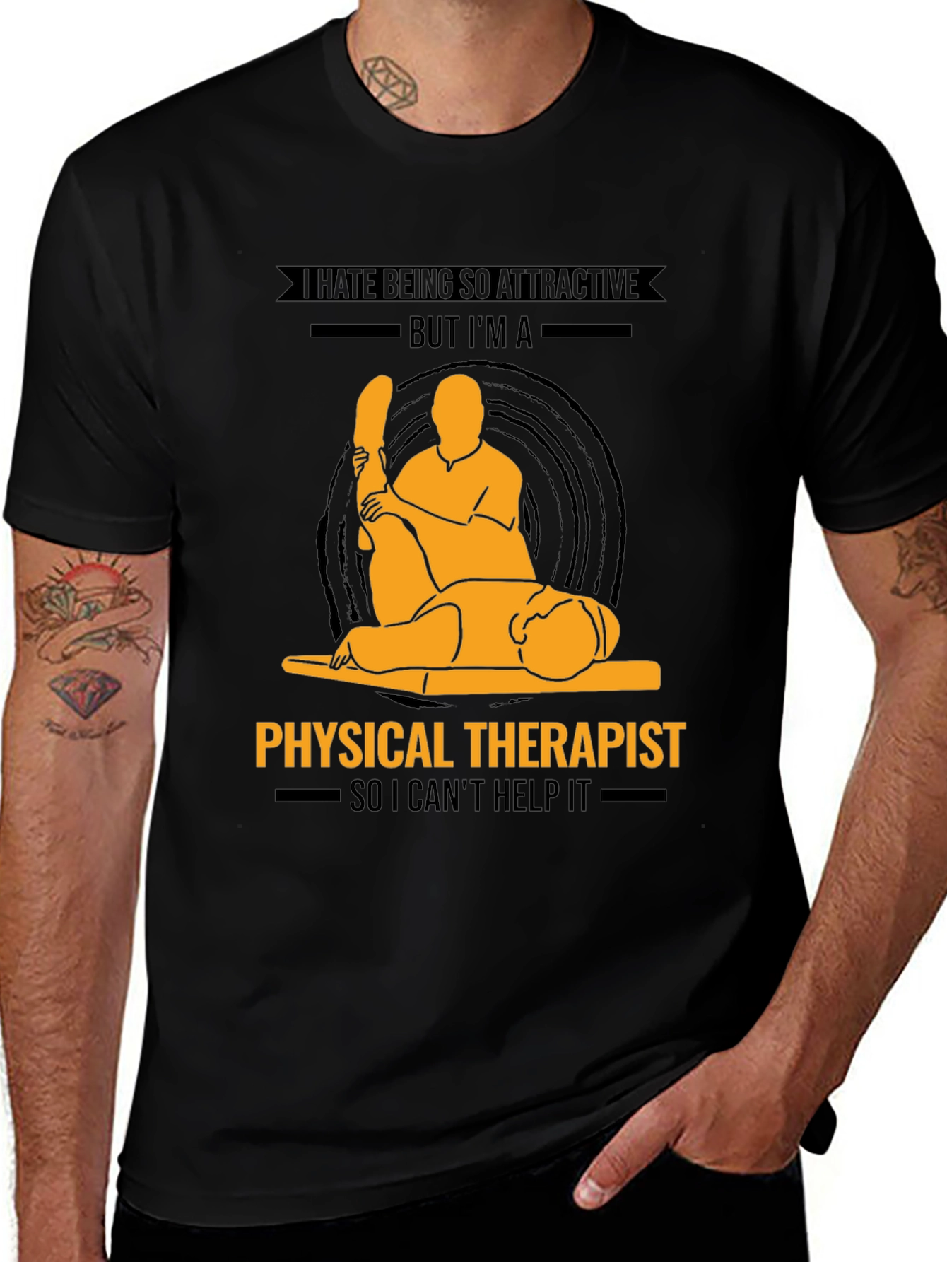Variant 30 of Physical Therapist Graphic T-Shirt - Funny Profession Tee