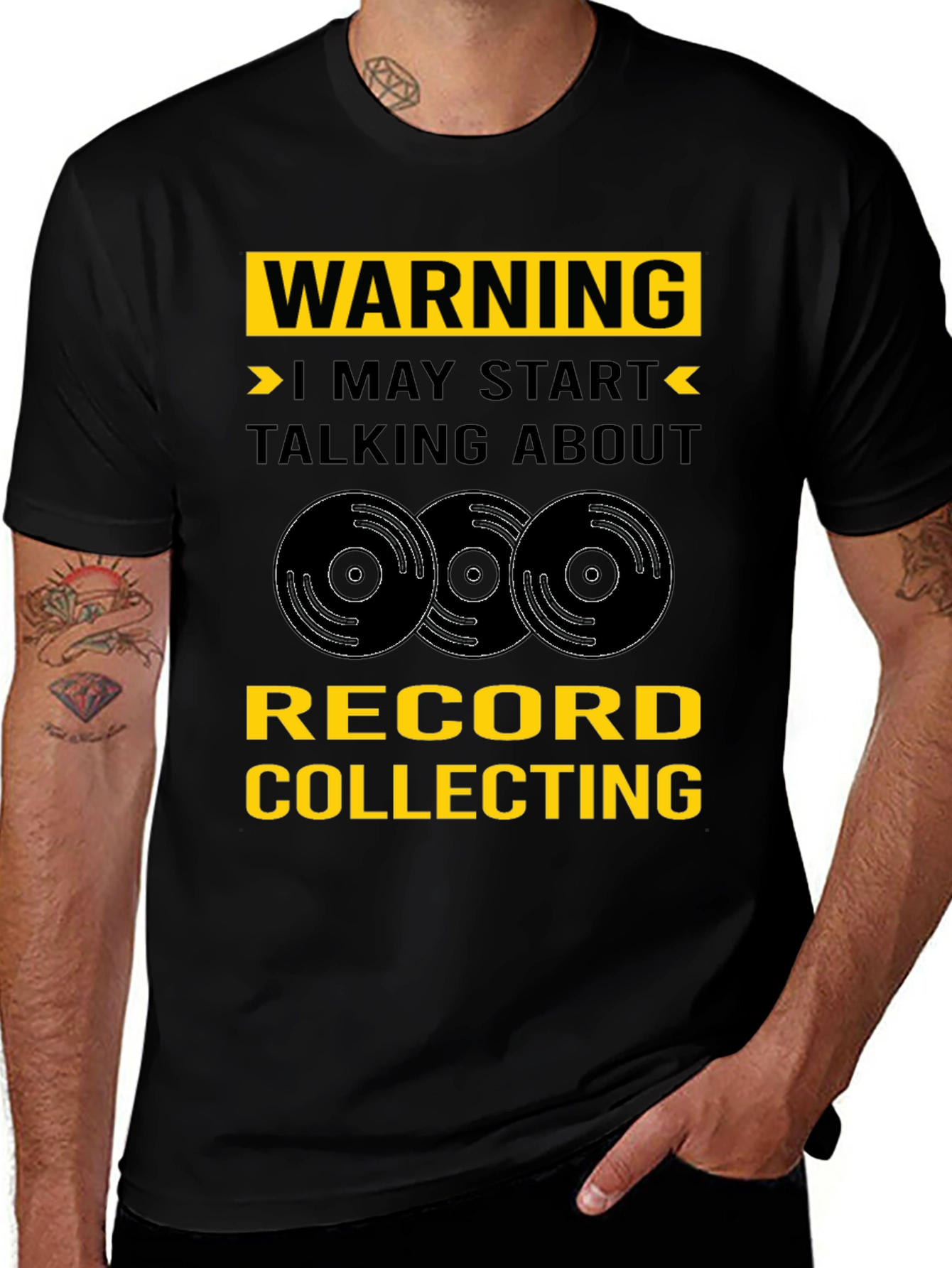 Warning: May Start Talking About Record Collecting T-Shirt
