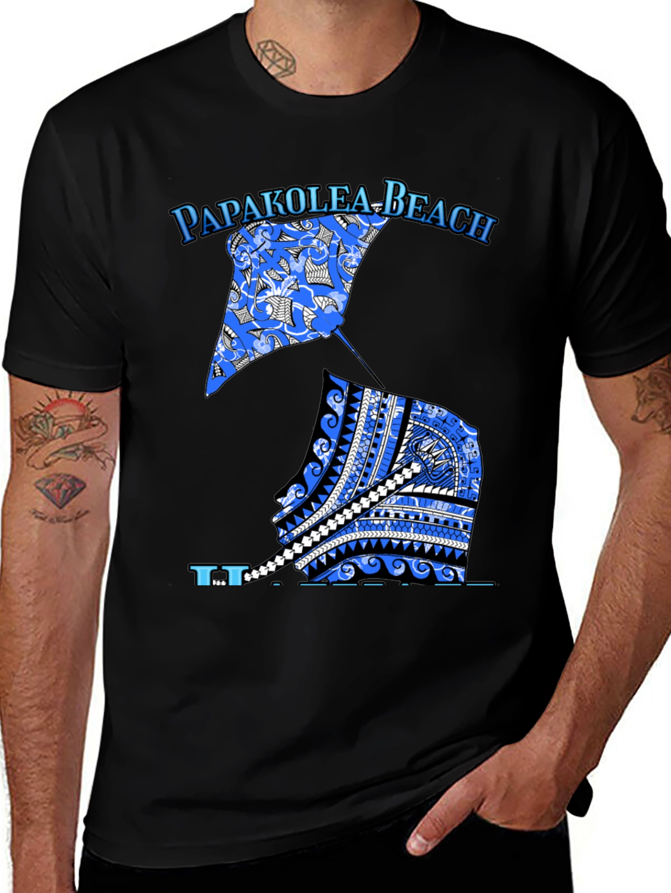 Papakoela Beach Stingray Graphic Tee
