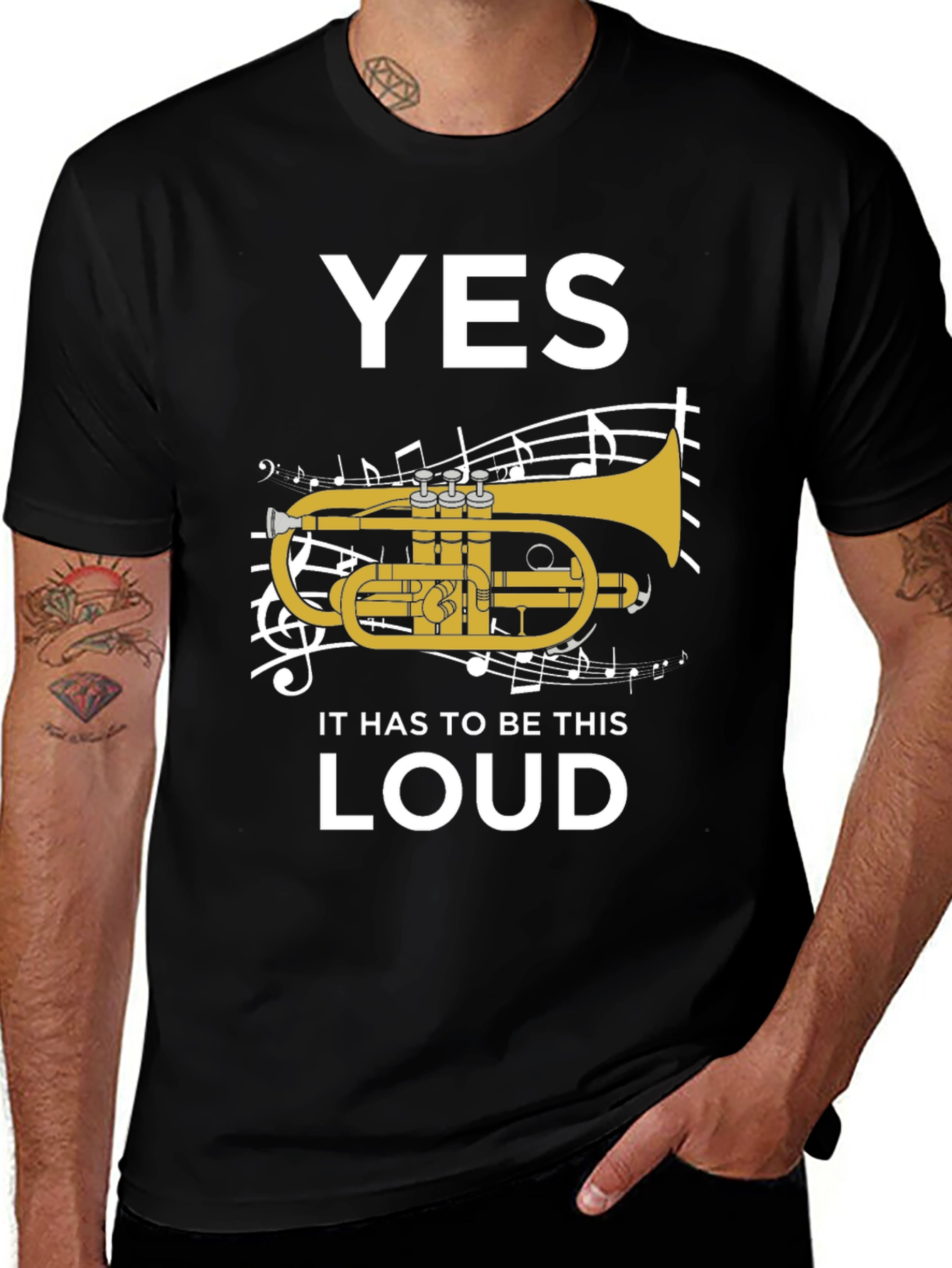 Variant 6 of Yes It Has To Be This Loud T-Shirt