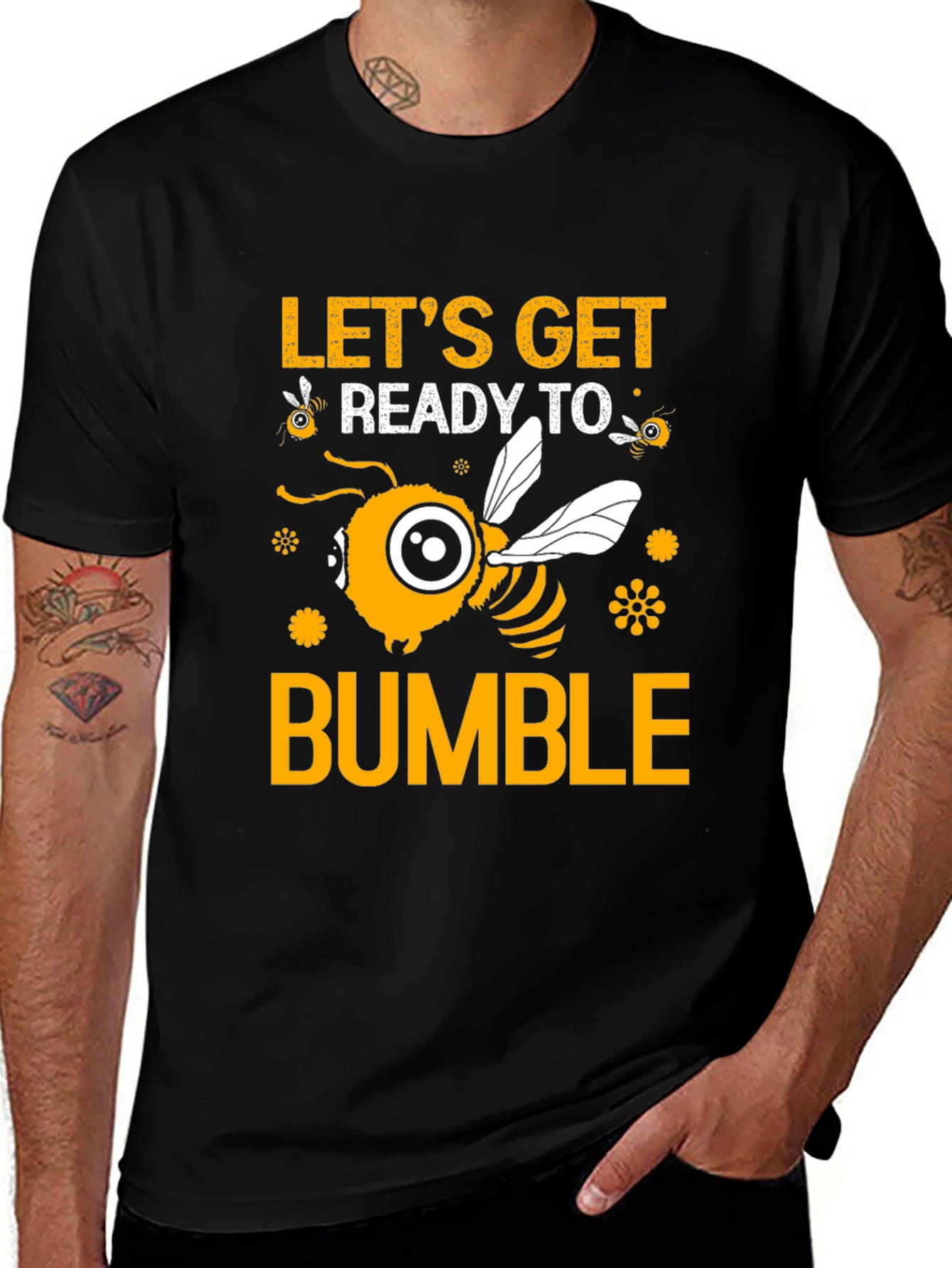 Variant 15 of Let's Get Ready to Bumble Funny Bee T-Shirt