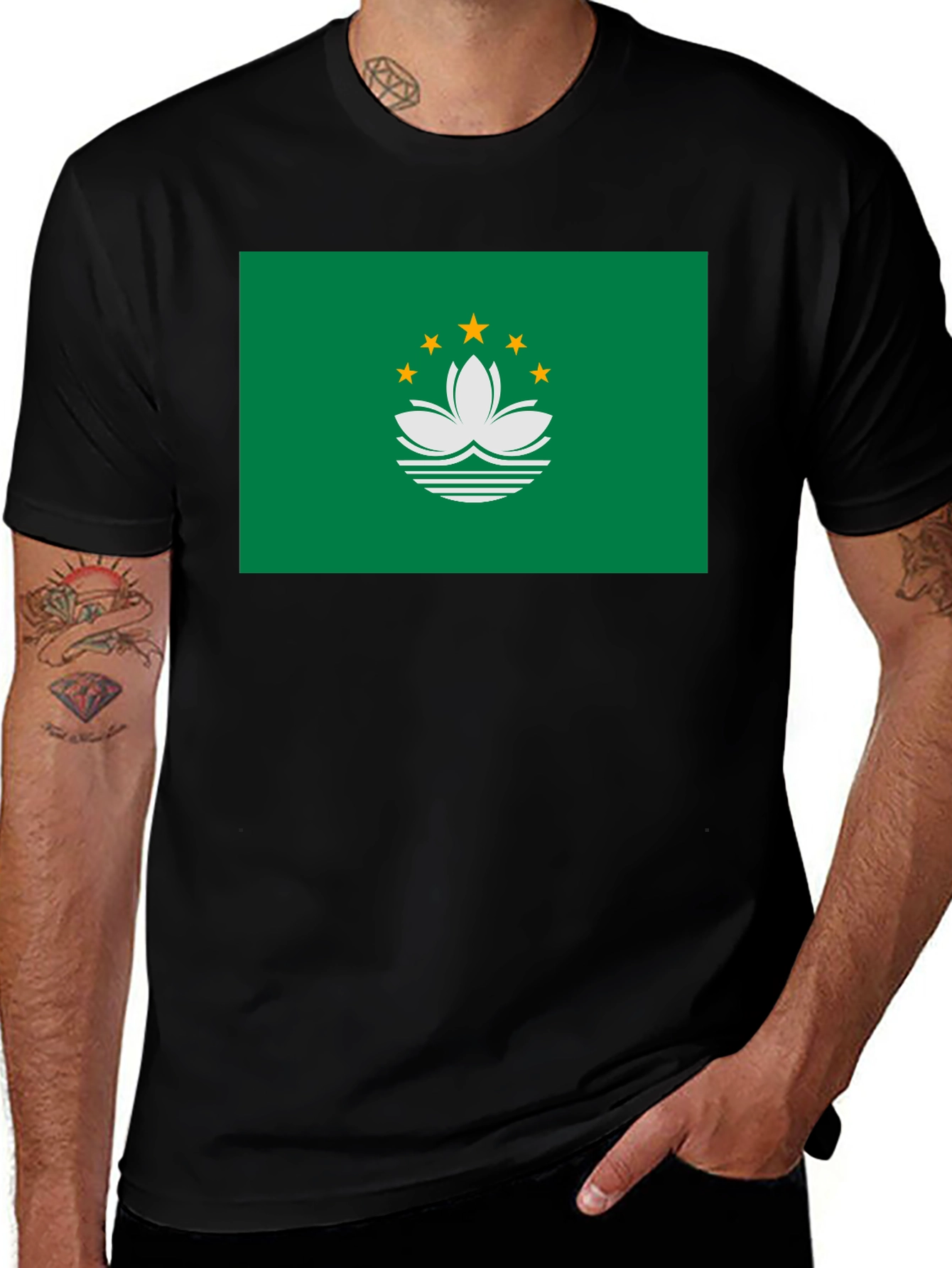 Macau Flag T-Shirt -  Stylish & Patriotic
