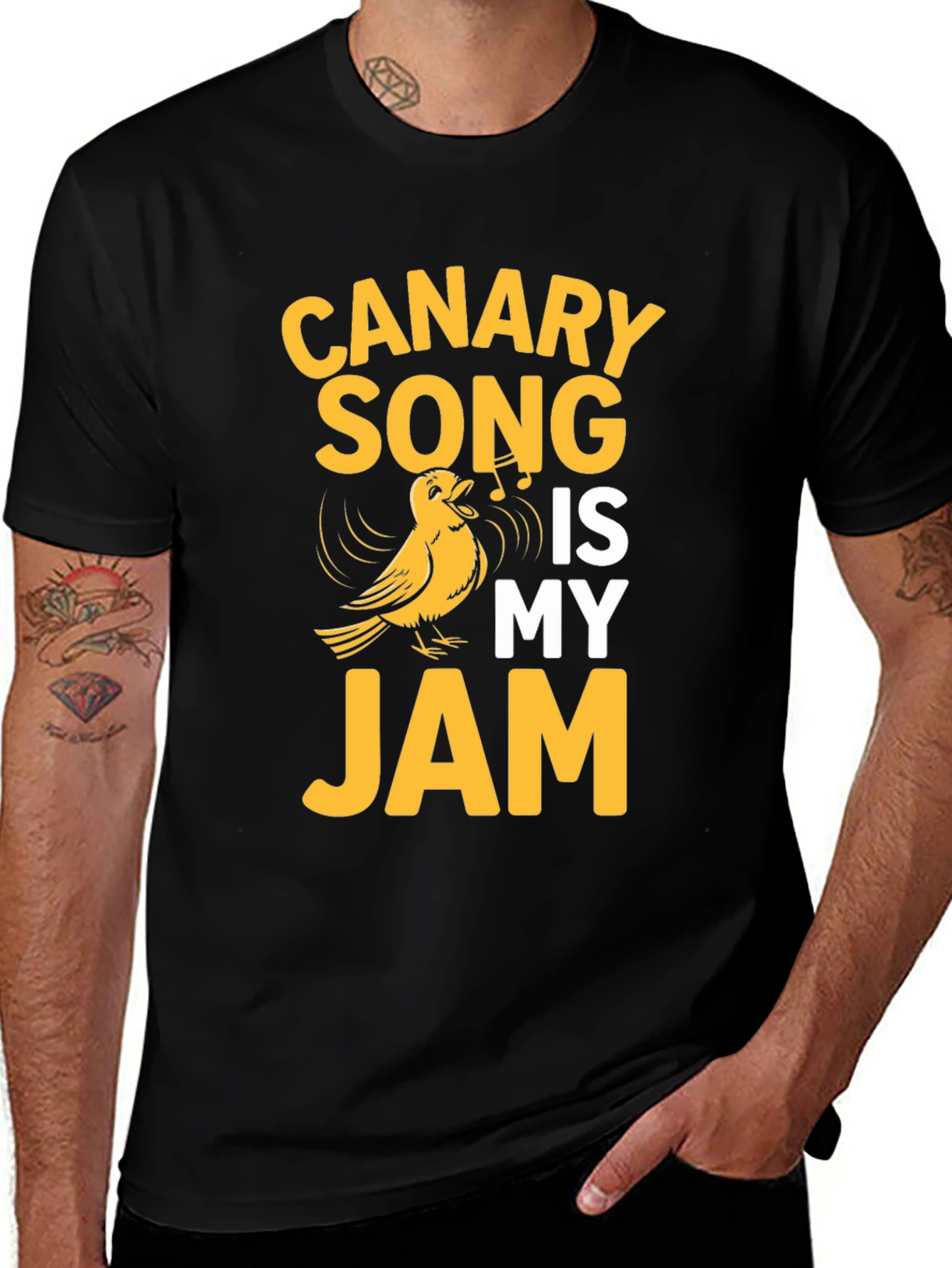 Variant 20 of Canary Song is My Jam Graphic Tee