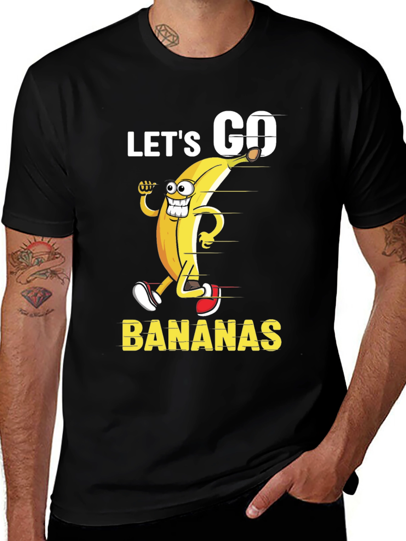 Variant 23 of Let's Go Bananas Graphic T-Shirt