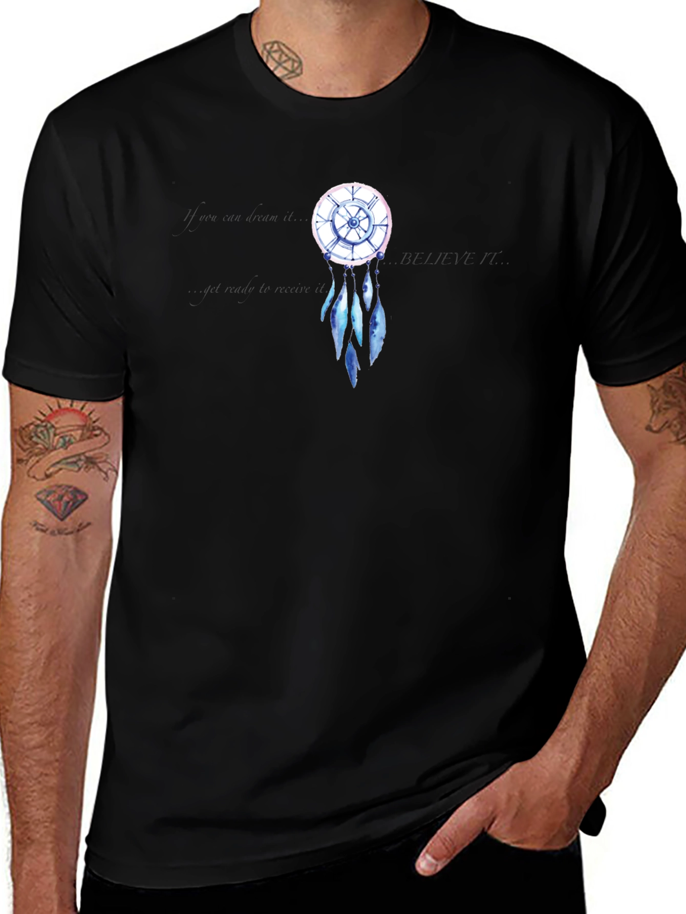 Variant 18 of Dream Catcher Graphic T-Shirt - Believe It