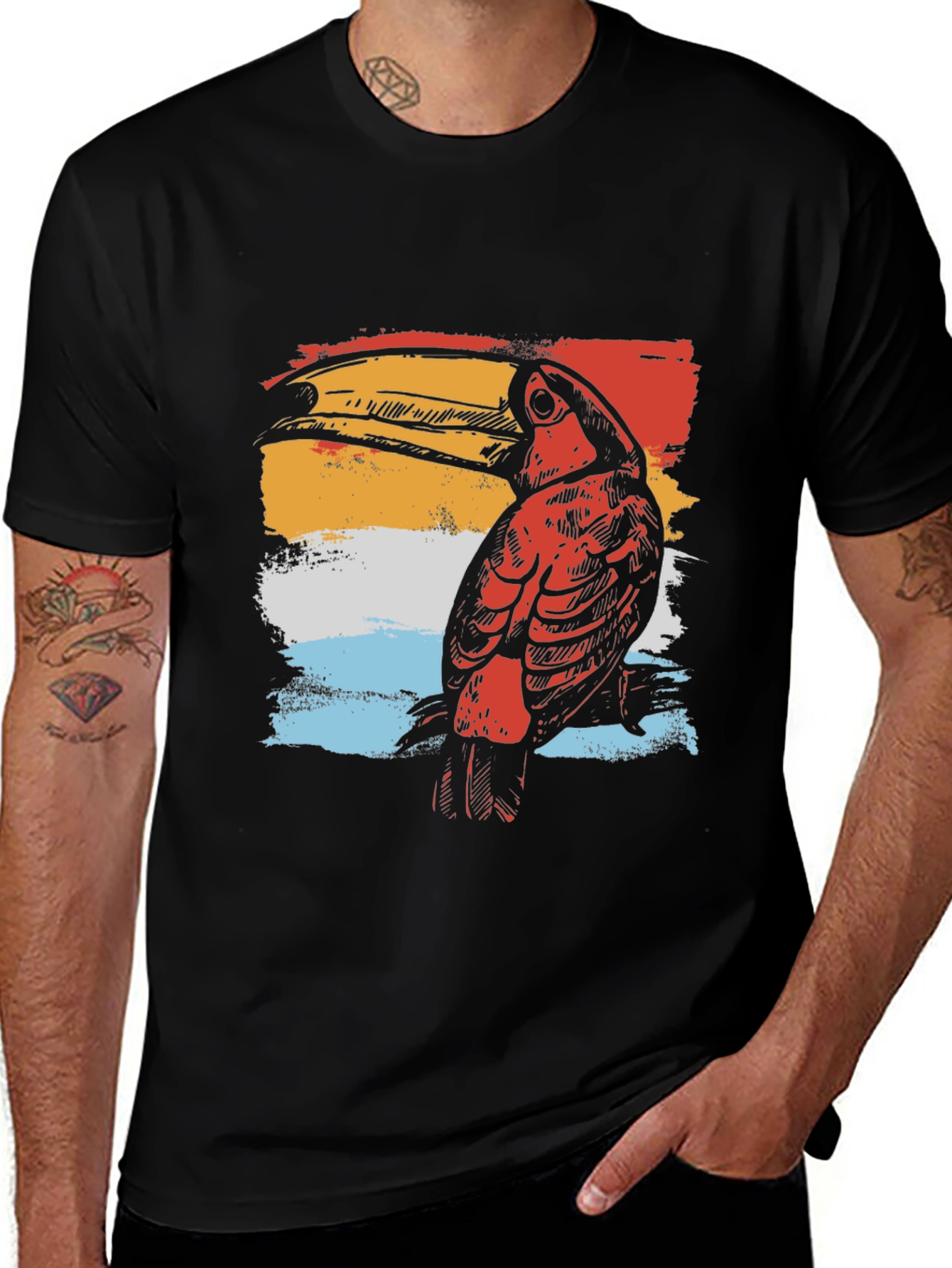 Variant 24 of Retro Toucan T-Shirt