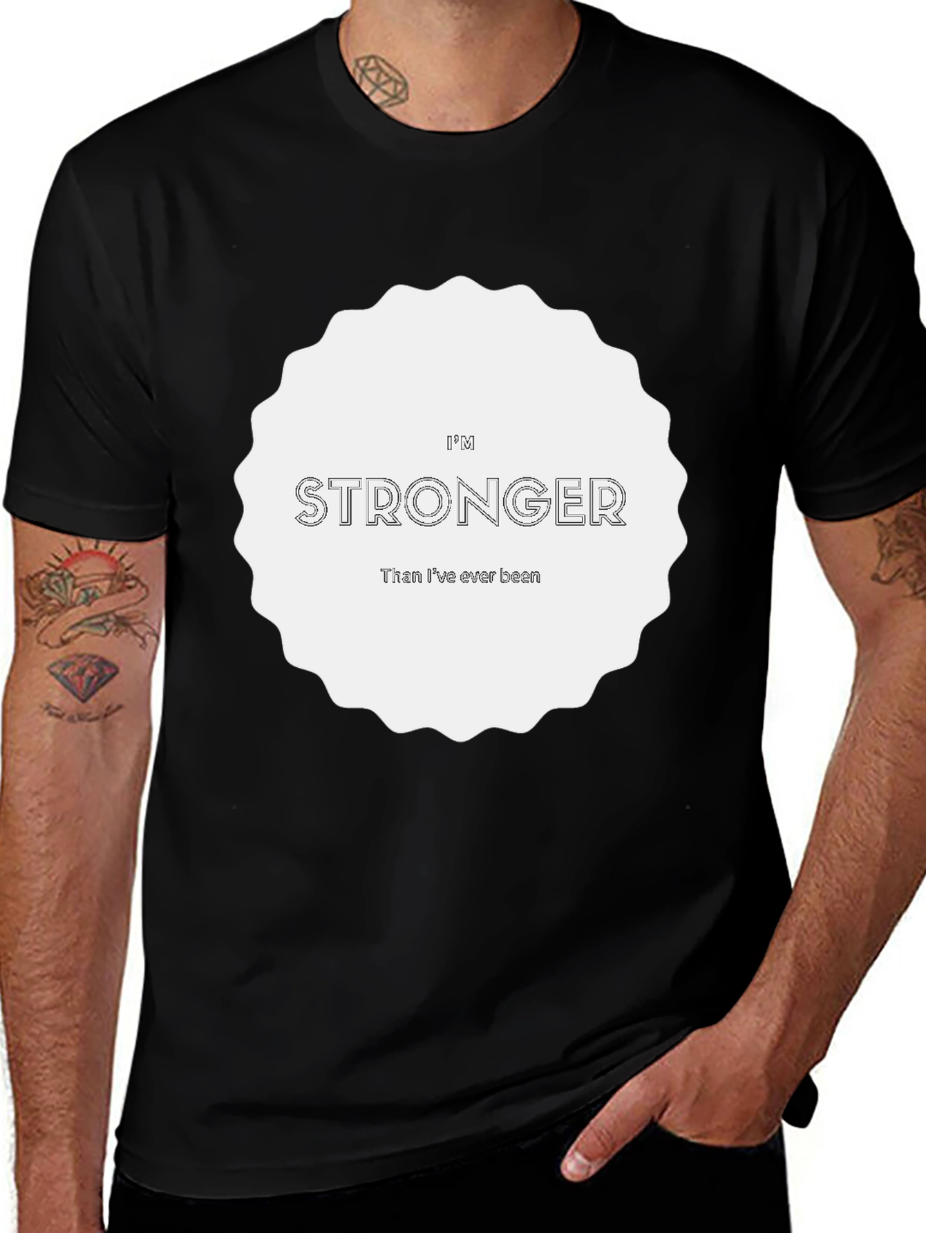 Variant 18 of I'm Stronger Than Ever Been Graphic Tee