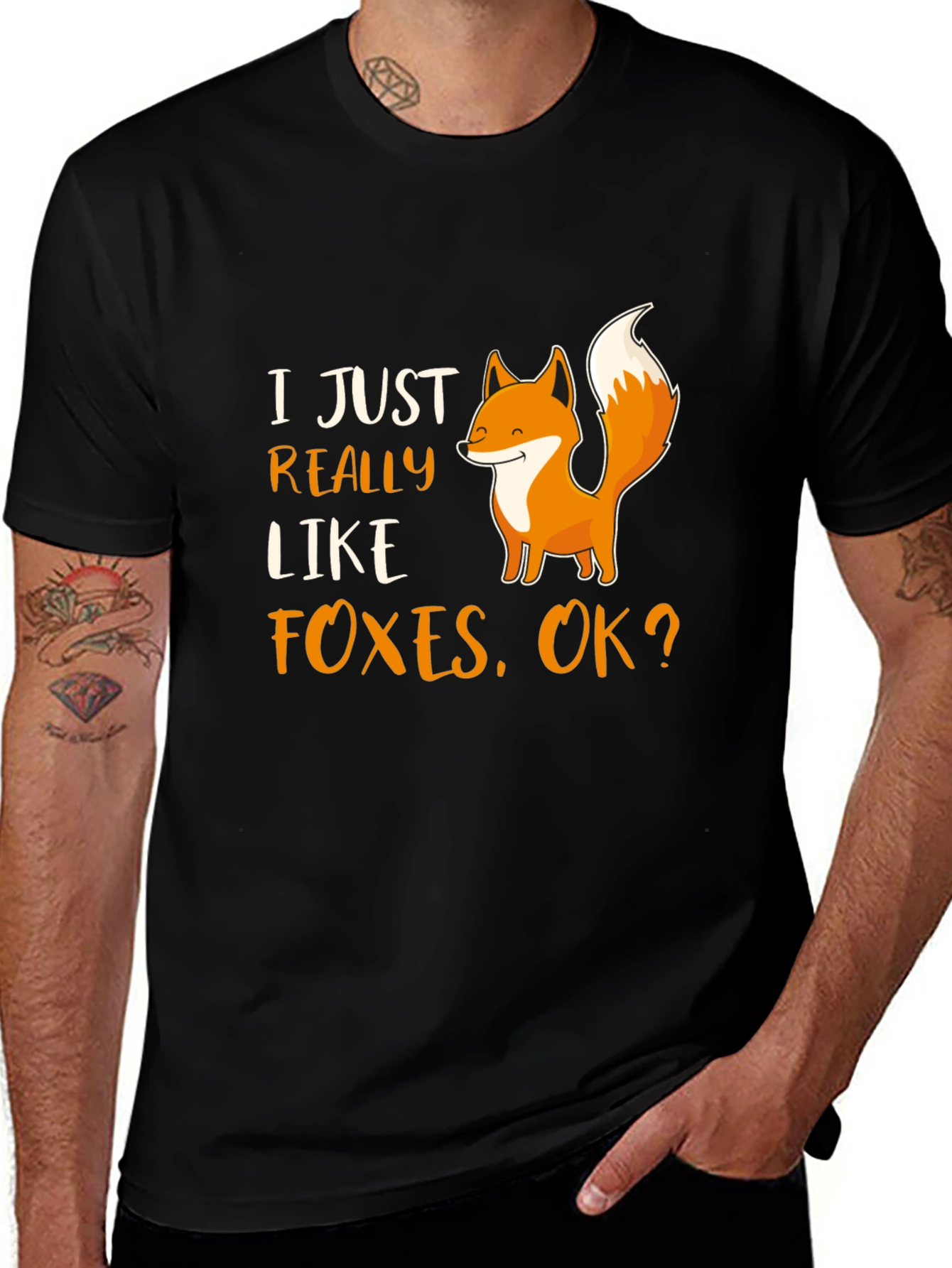 Variant 7 of I Just Really Like Foxes T-Shirt