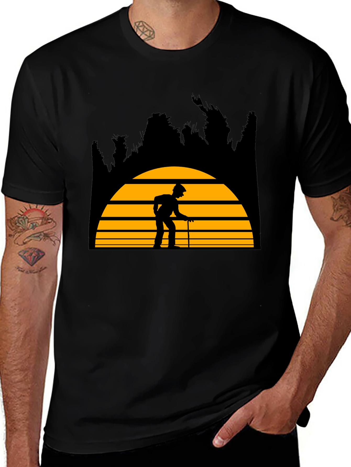 Variant 6 of Sunset Silhouette T-Shirt