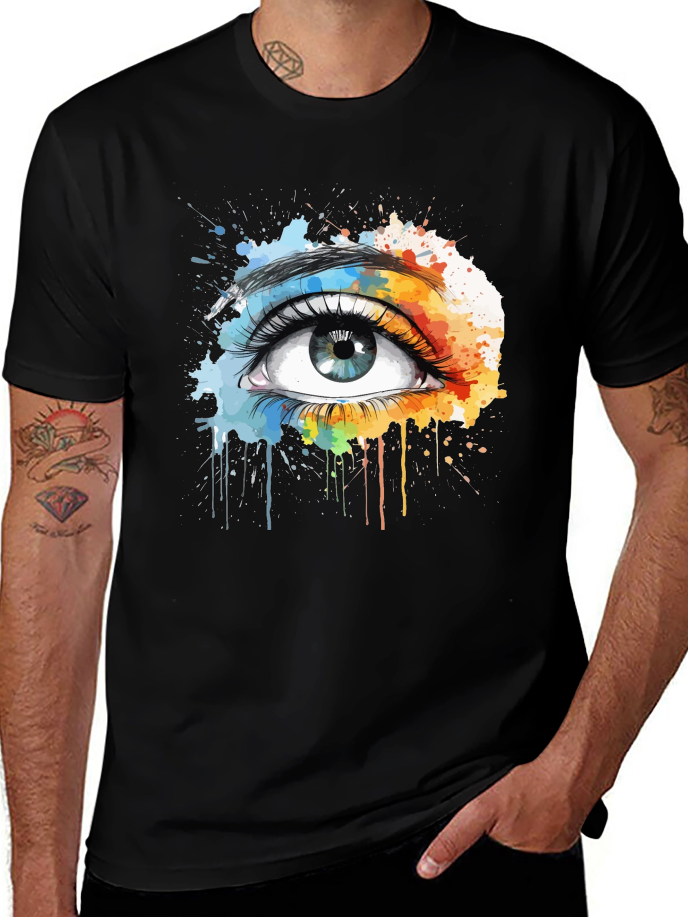 Variant 23 of Eye See You Graphic Tee - Artsy Design, Soft Cotton