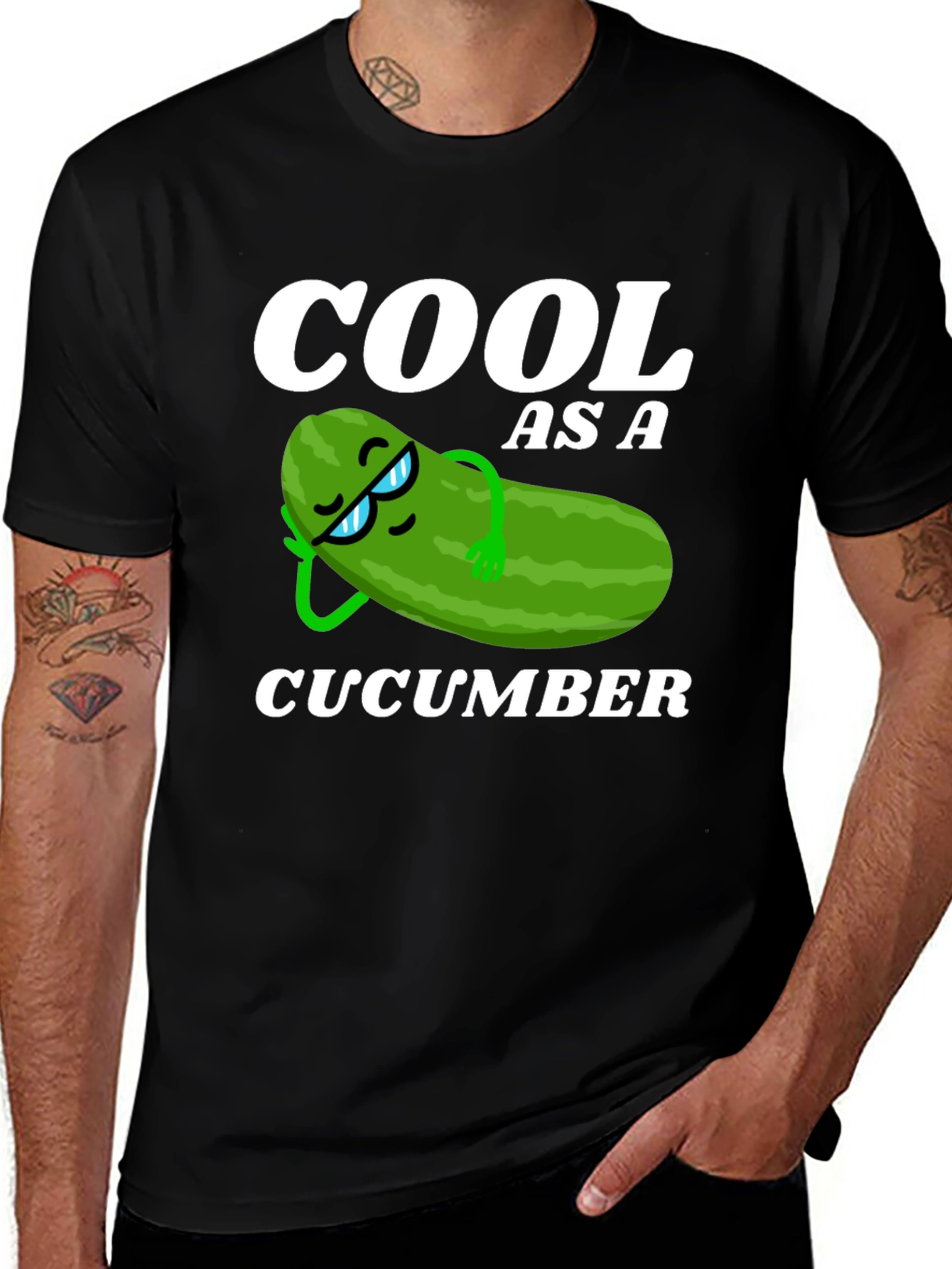 Variant 26 of Cool As A Cucumber Graphic Tee