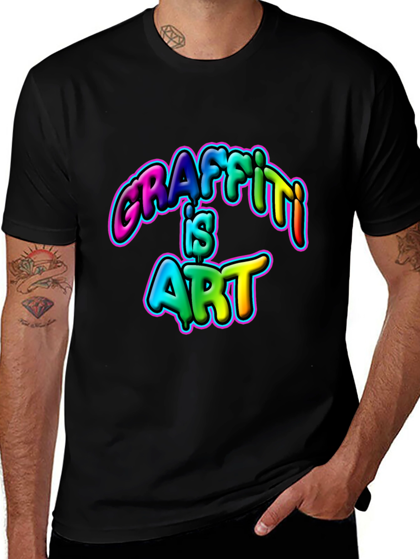 Variant 16 of Graffiti is Art Graphic T-Shirt - Bold Statement Tee