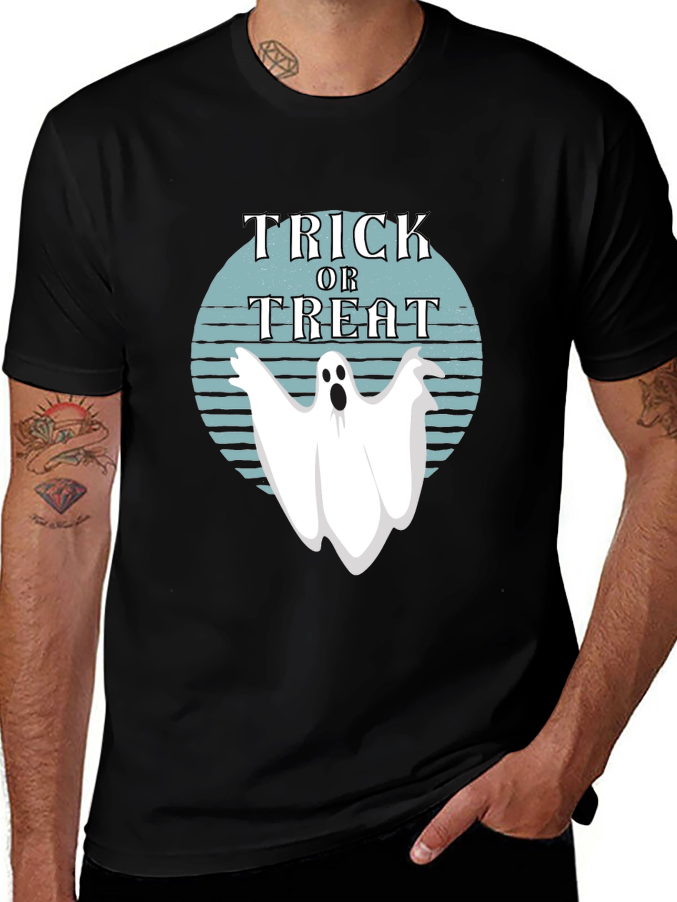 Variant 3 of Halloween Ghost Trick or Treat T-Shirt