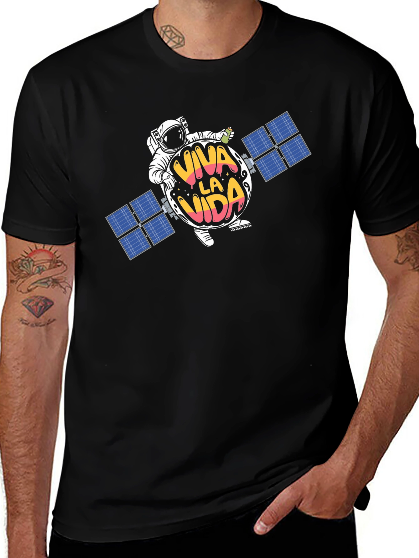 Variant 11 of Viva La Vida Space Tee - Unique Graphic T-Shirt