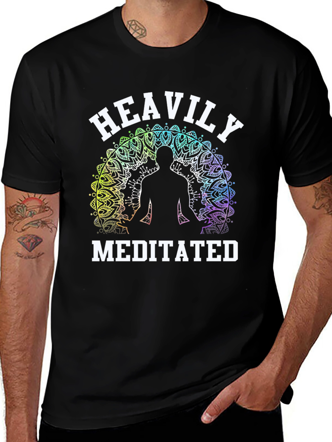 Variant 23 of Heavily Meditated Graphic T-Shirt
