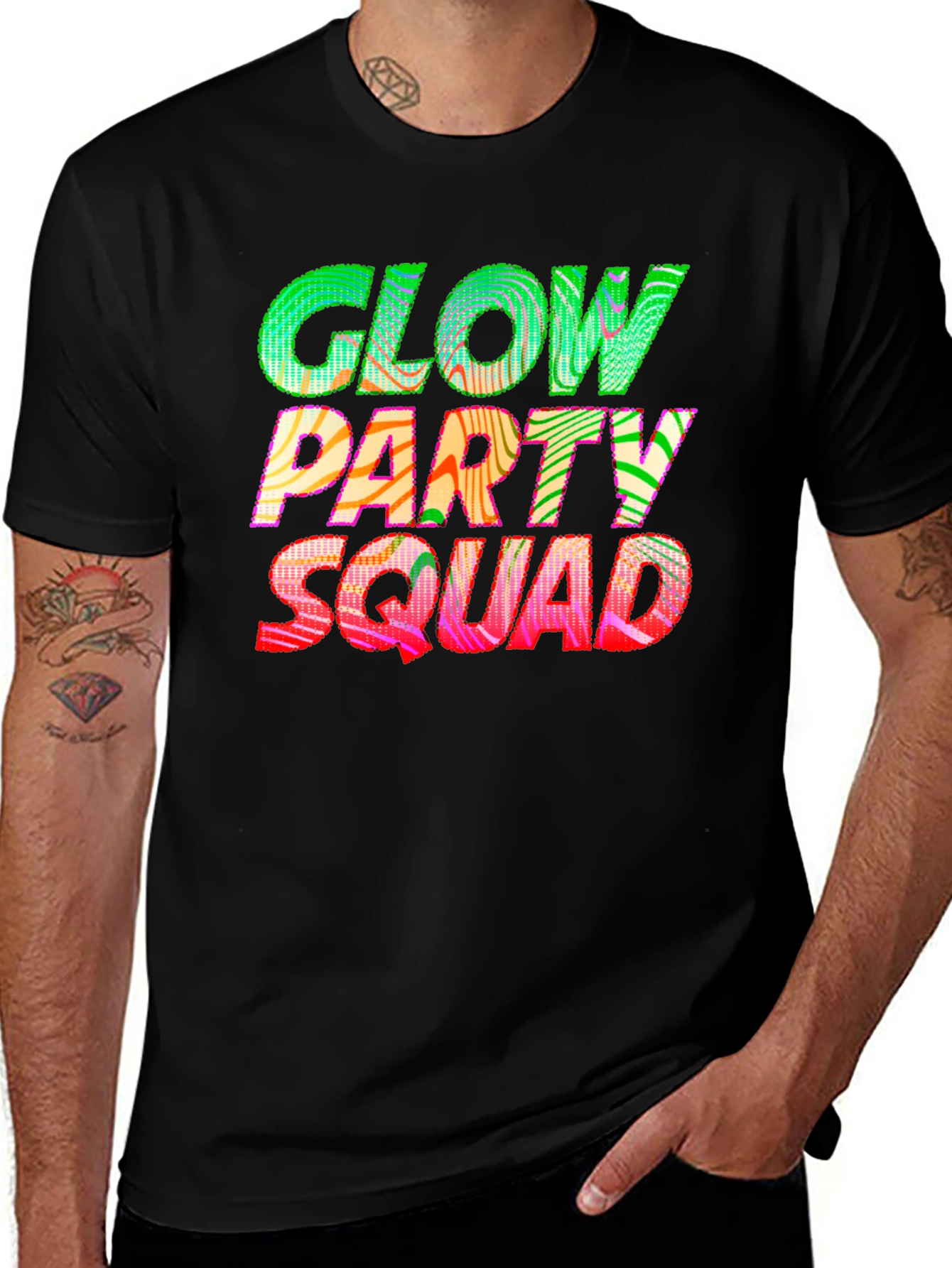 Variant 5 of Glow Party Squad Graphic Tee
