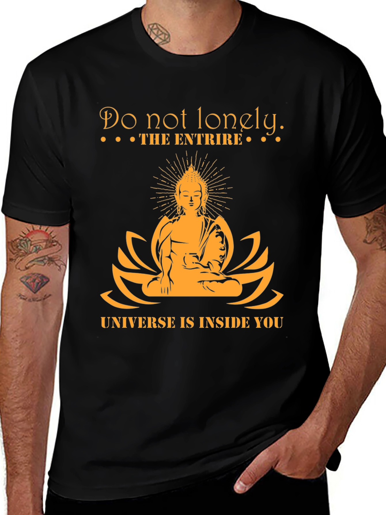 Buddha Universe Inside You Graphic Tee