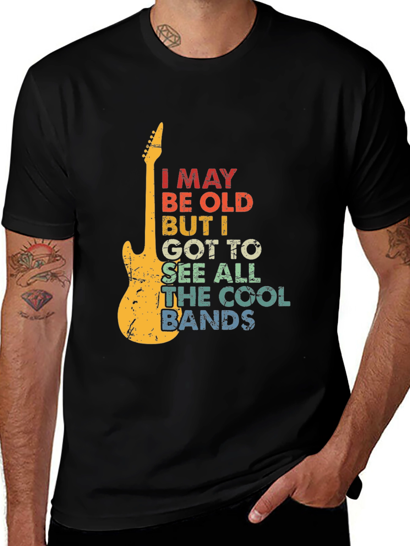Variant 29 of Retro Music Fan T-Shirt - Cool Bands Design