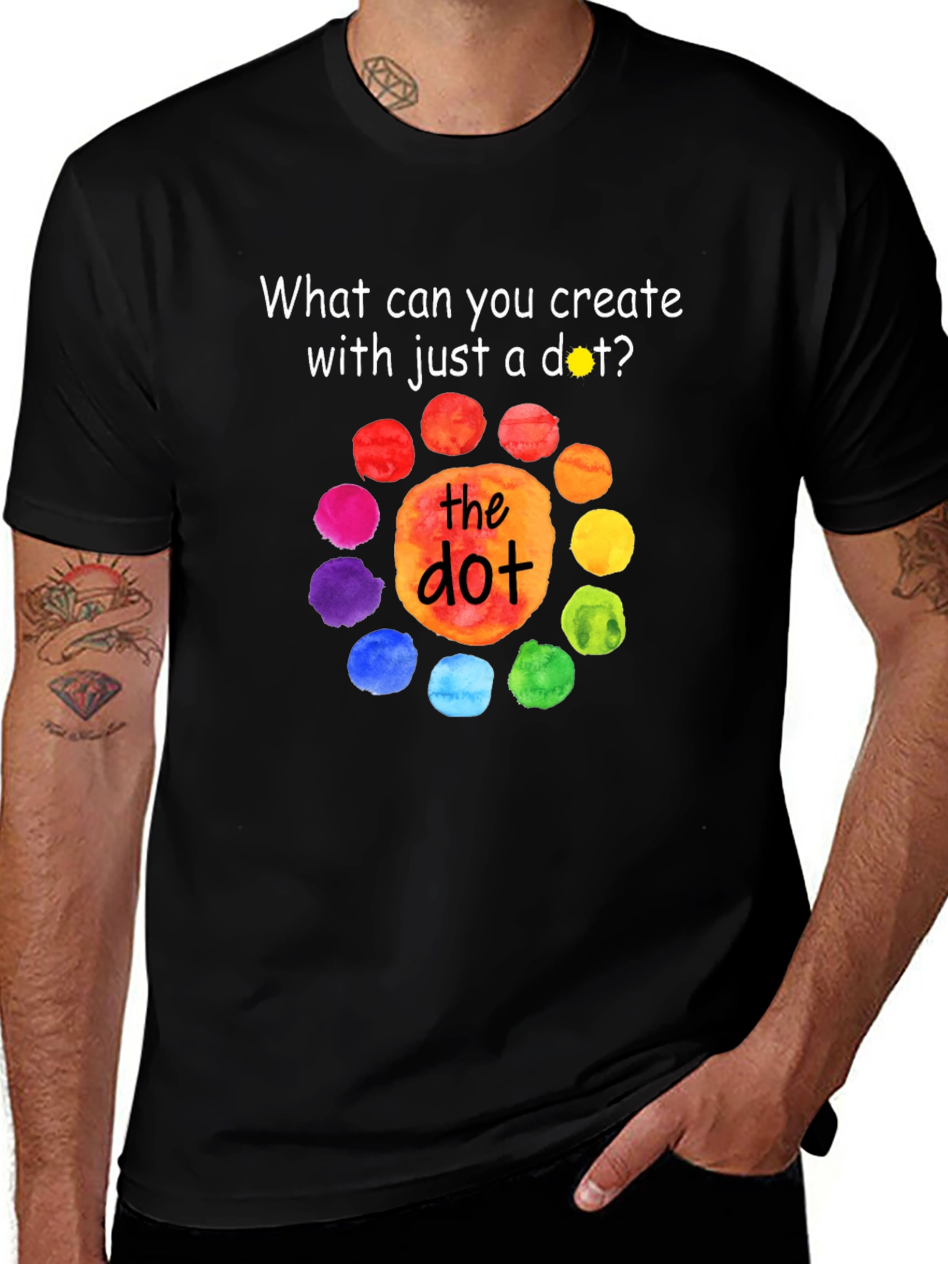The Dot Day T-Shirt - What Can You Create with Just a Dot?