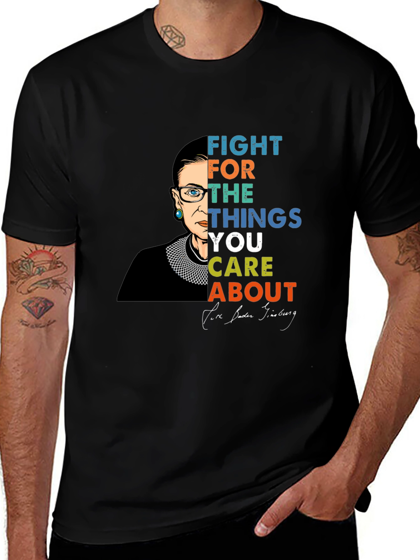 RBG "Fight For The Things You Care About" Graphic Tee