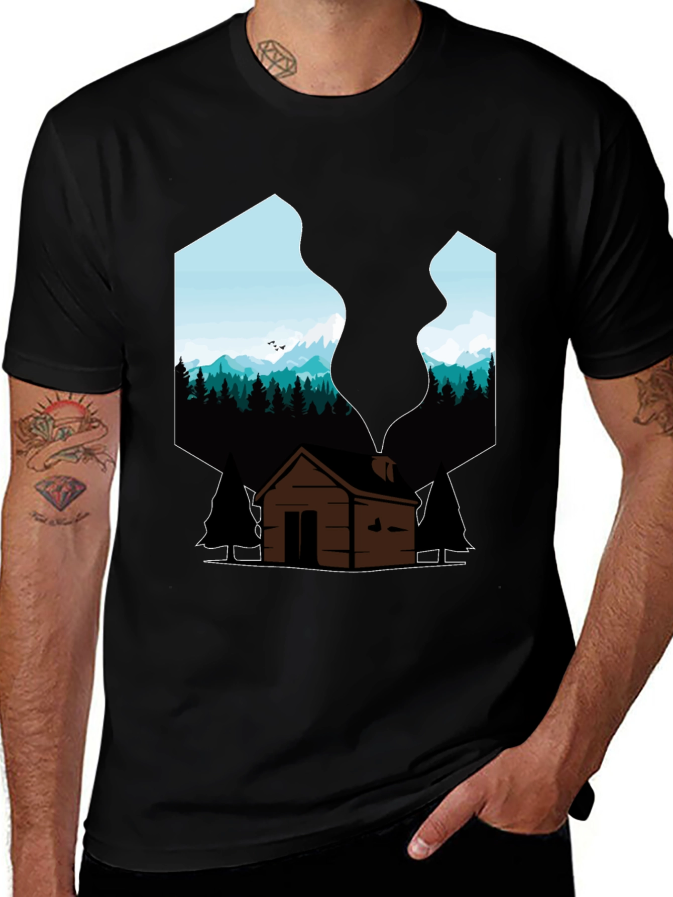 Cabin in the Woods Graphic Tee