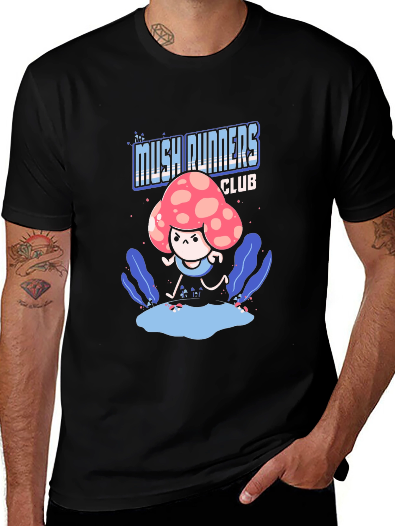 Variant 26 of Mushroom Runners Club Graphic Tee