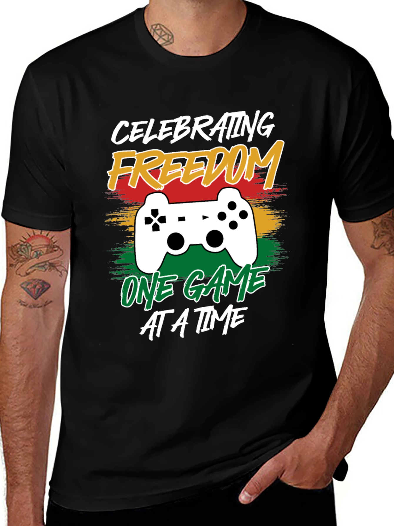 Variant 29 of Celebrating Freedom T-Shirt - Gaming Culture Tee