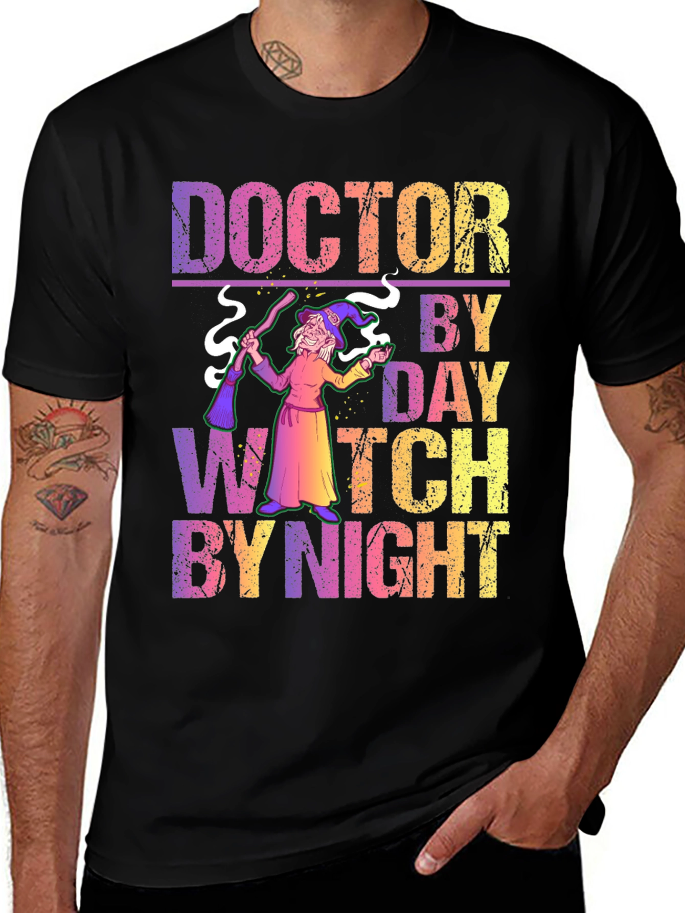 Variant 10 of Doctor Witch T-Shirt - By Day By Night Tee