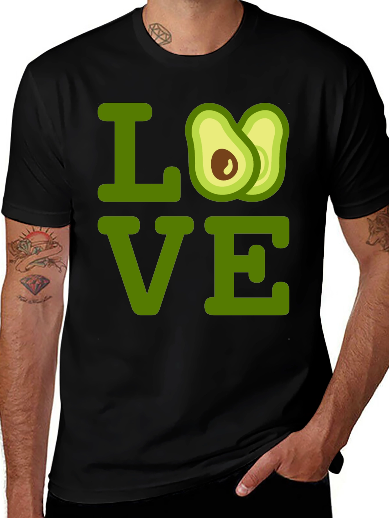 Variant 8 of Avocado Love Graphic Print T-Shirt