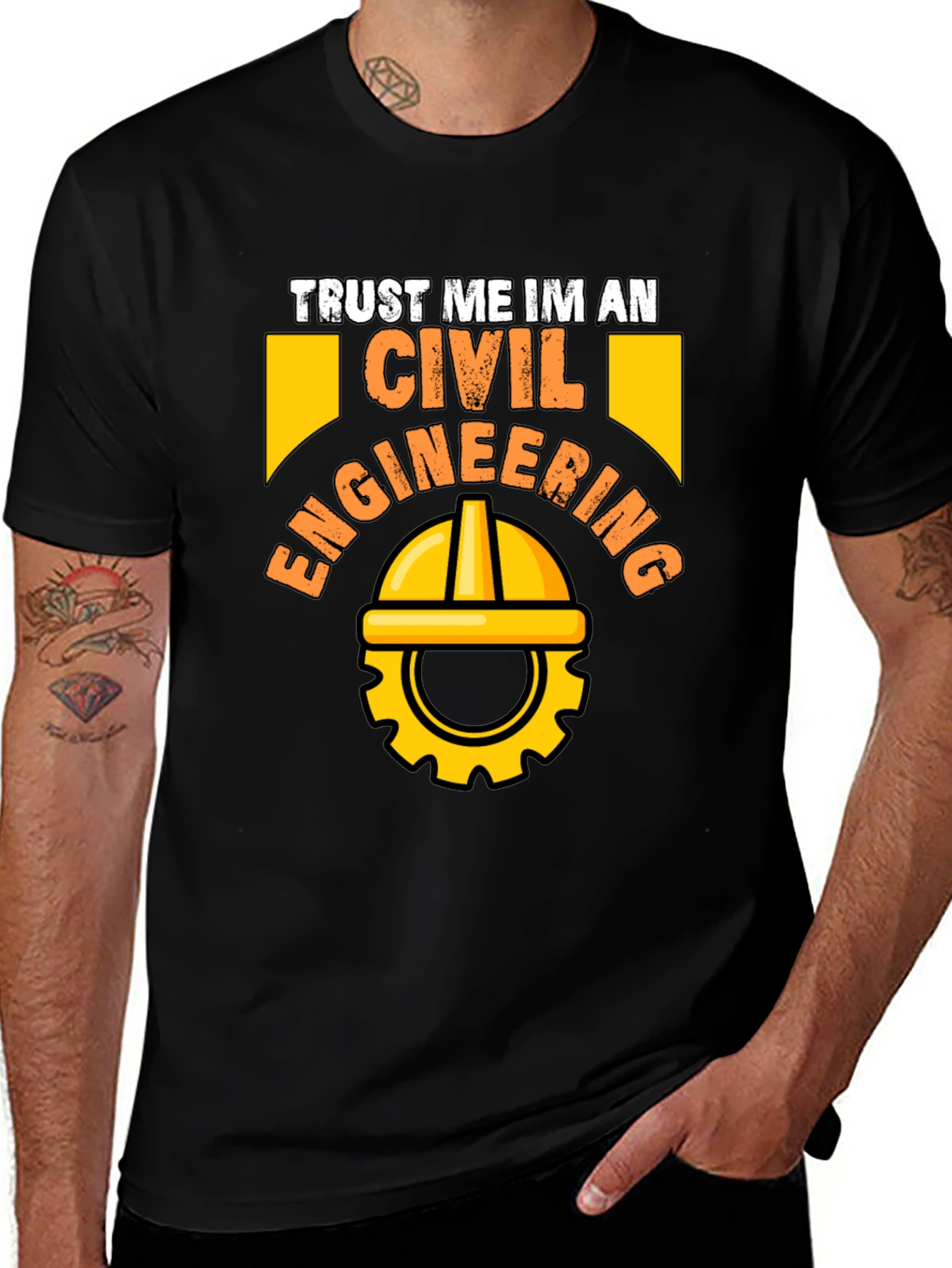 Civil Engineering T-Shirt - Trust Me I'm An Engineer!