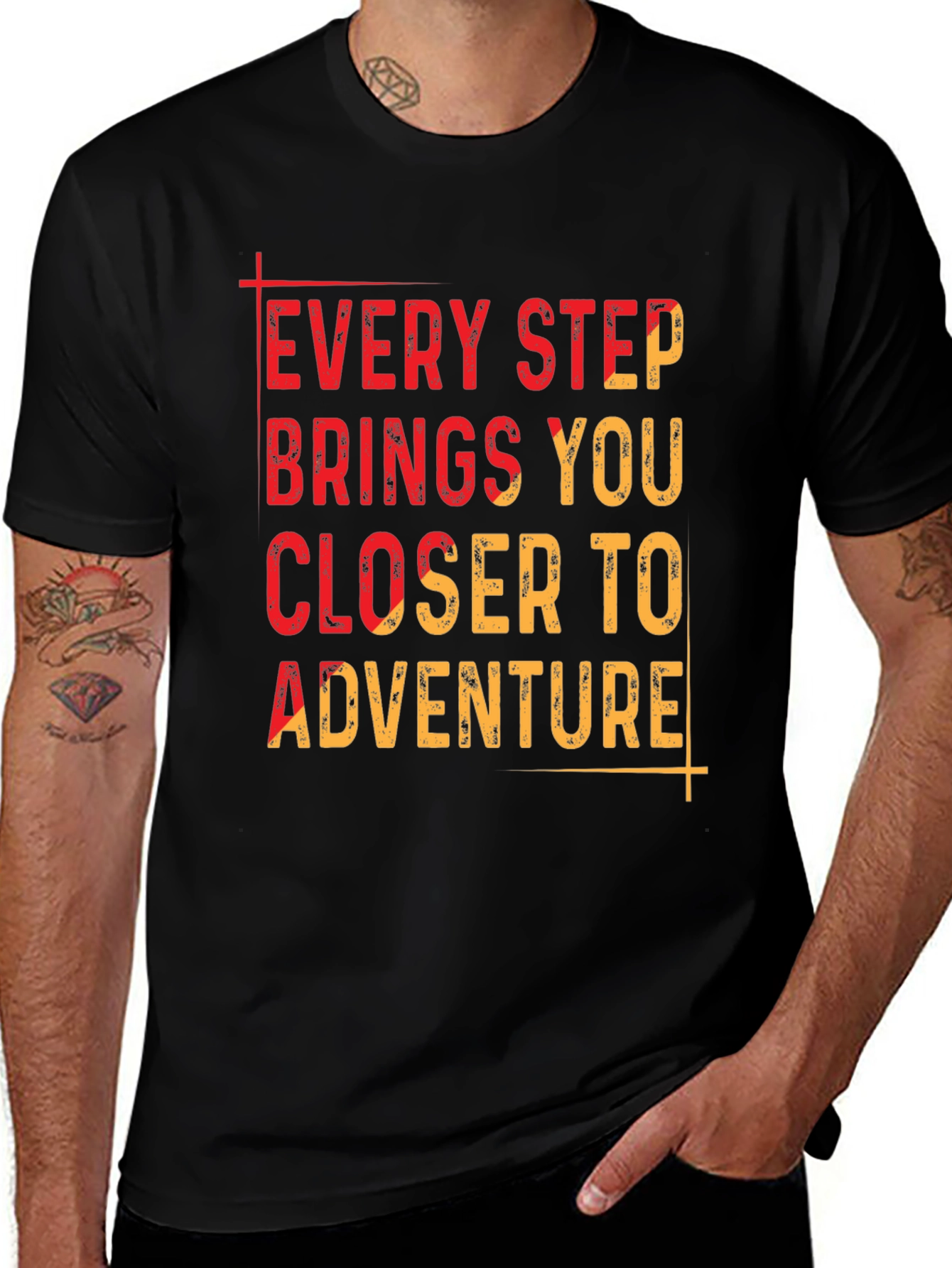 Variant 22 of Adventure Awaits Tee - Every Step Graphic T-Shirt